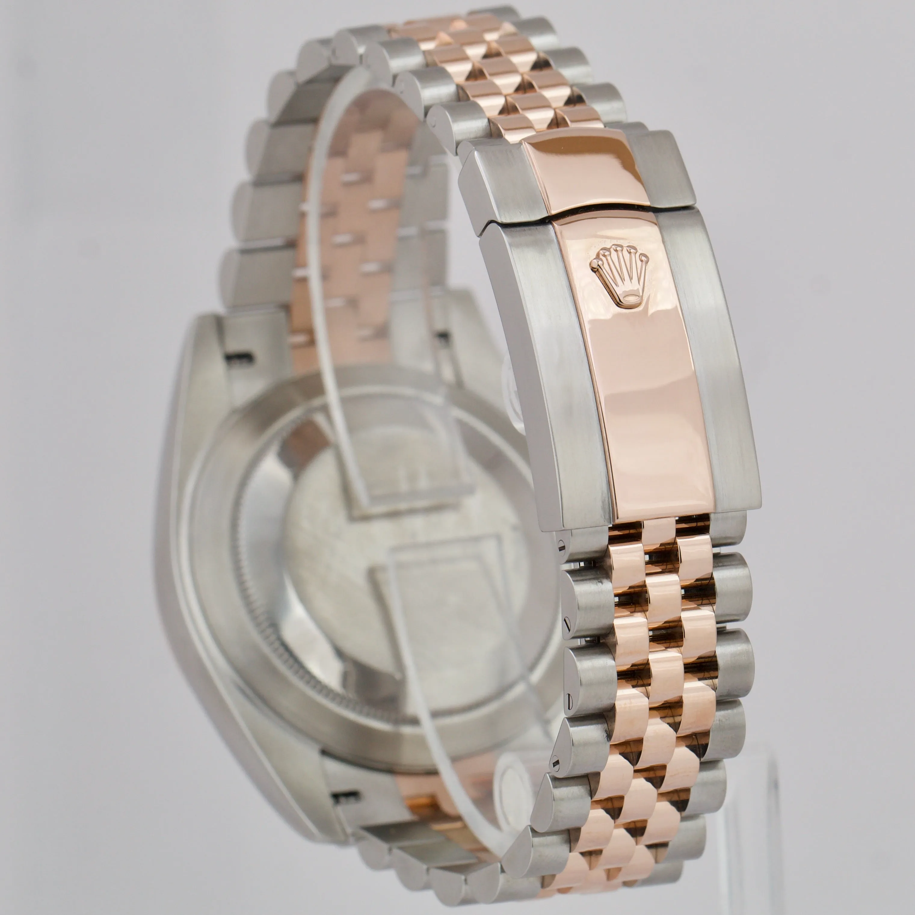 Rolex DateJust 41 SUNDUST DIAMOND 18K Rose Gold JUBILEE 126331 41mm Watch BOX