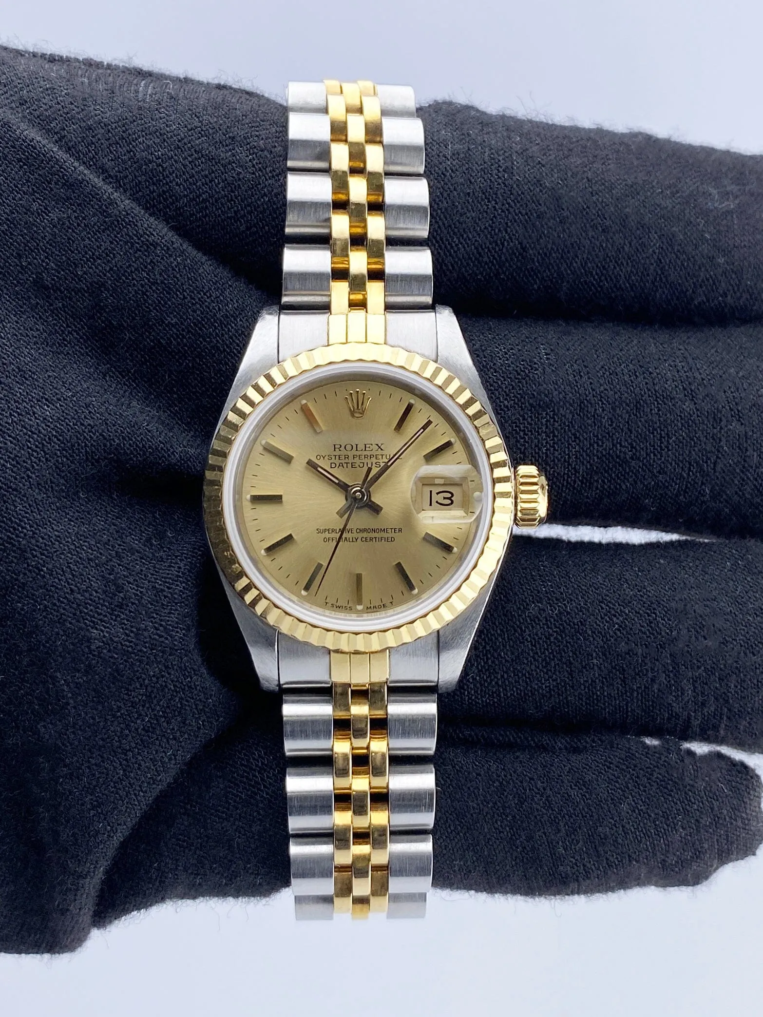 Rolex Datejust 69173 Champagne Dial Ladies Watch