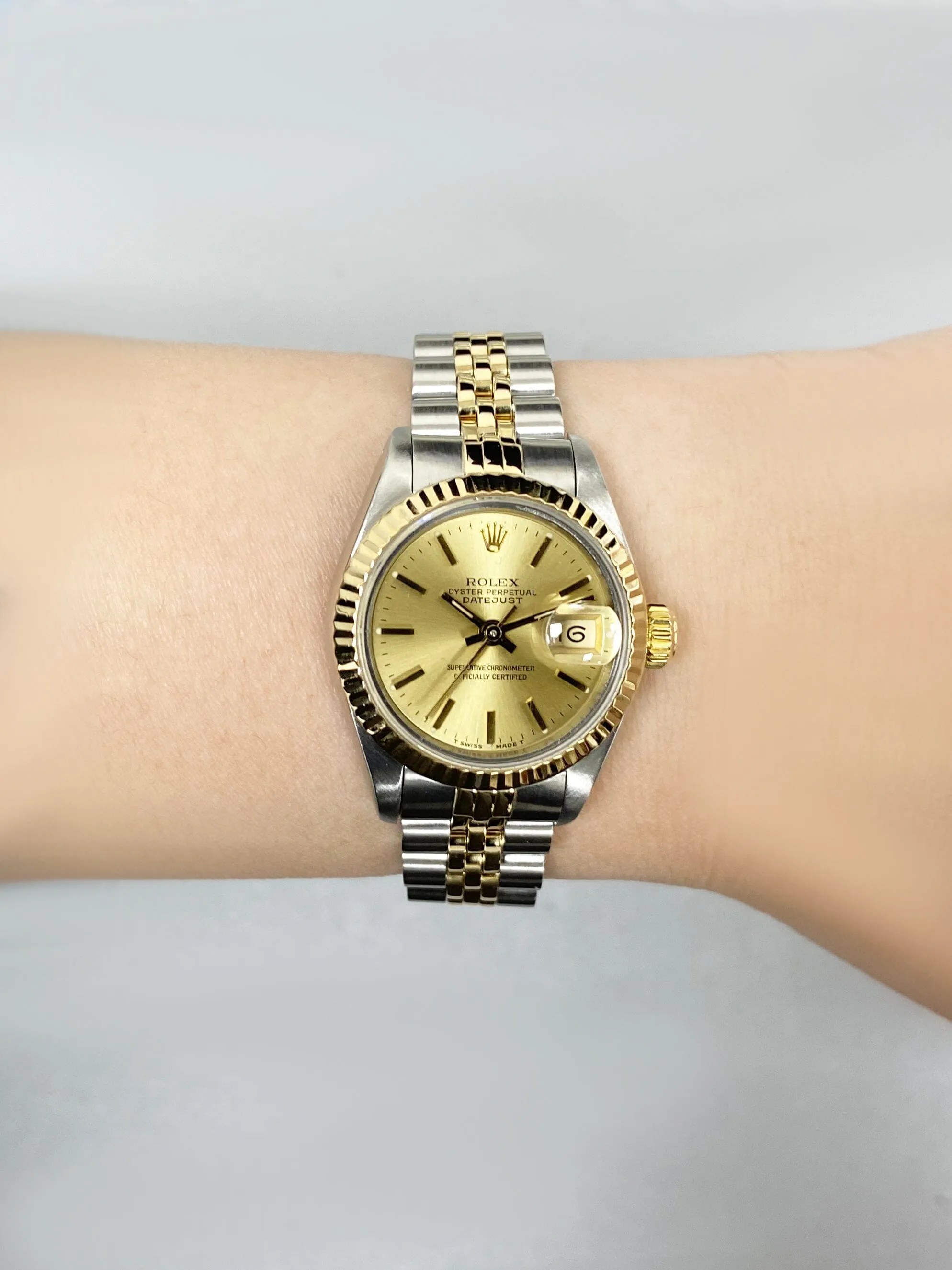Rolex Datejust 69173 Champagne Dial Ladies Watch