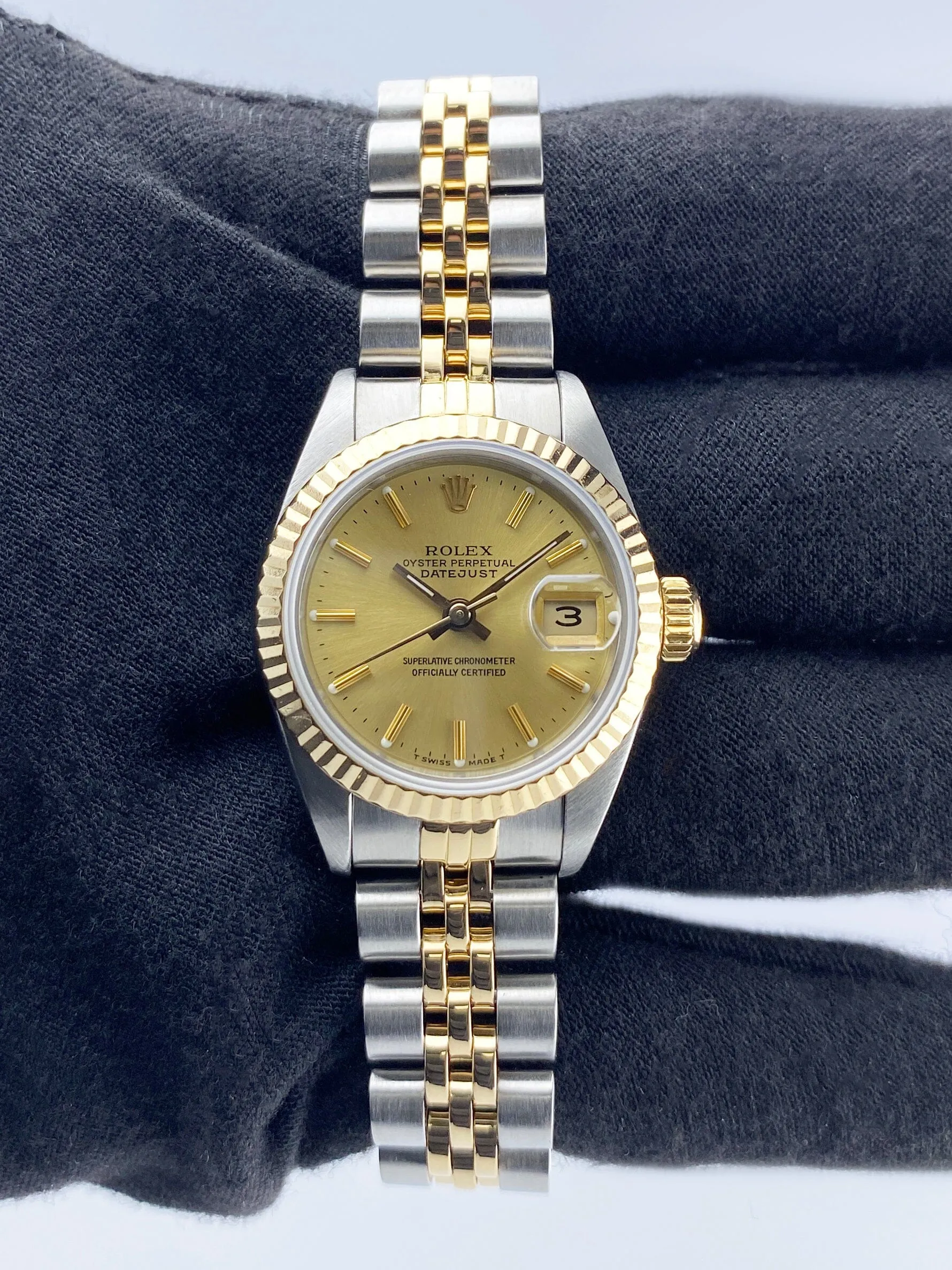 Rolex Datejust 69173 Champagne Dial Ladies Watch
