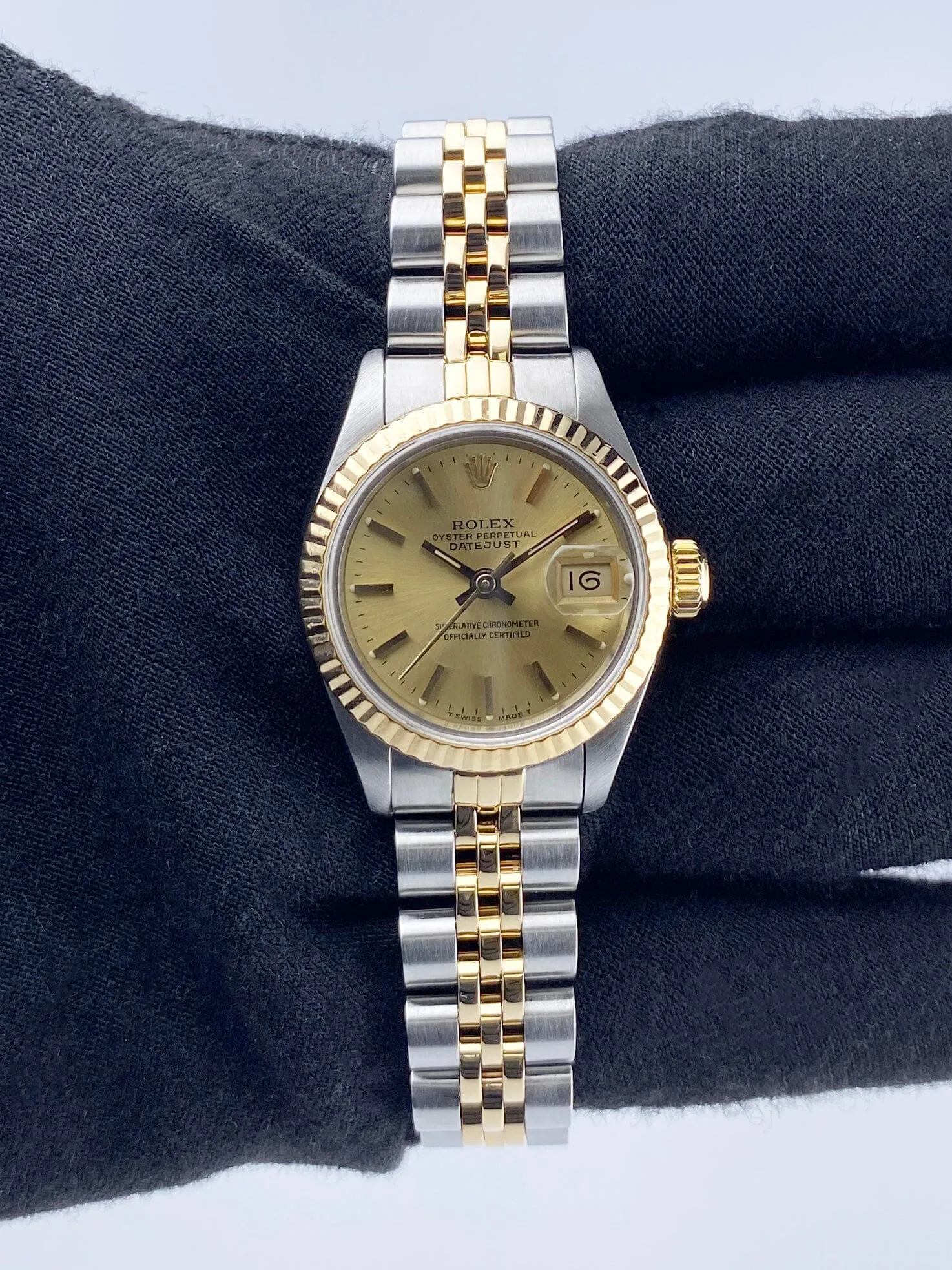 Rolex Datejust 69173 Champagne Dial Ladies Watch