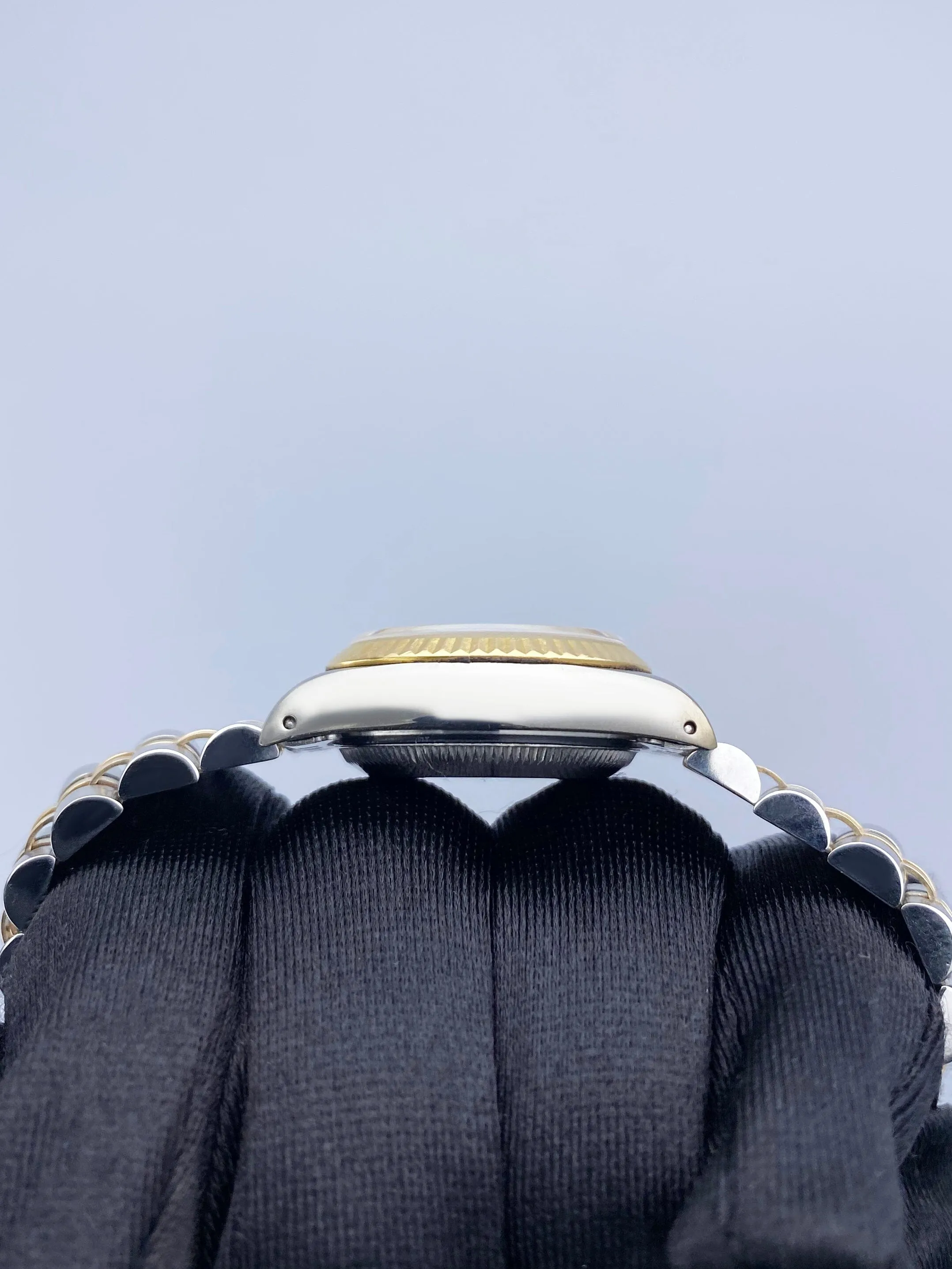 Rolex Datejust 69173 Diamond Champagne Dial Ladies Watch Box Papers