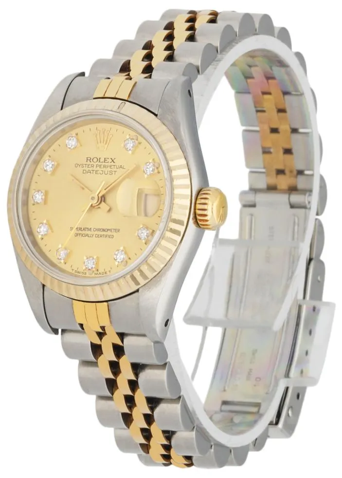 Rolex Datejust 69173 Diamond Dial Ladies Watch