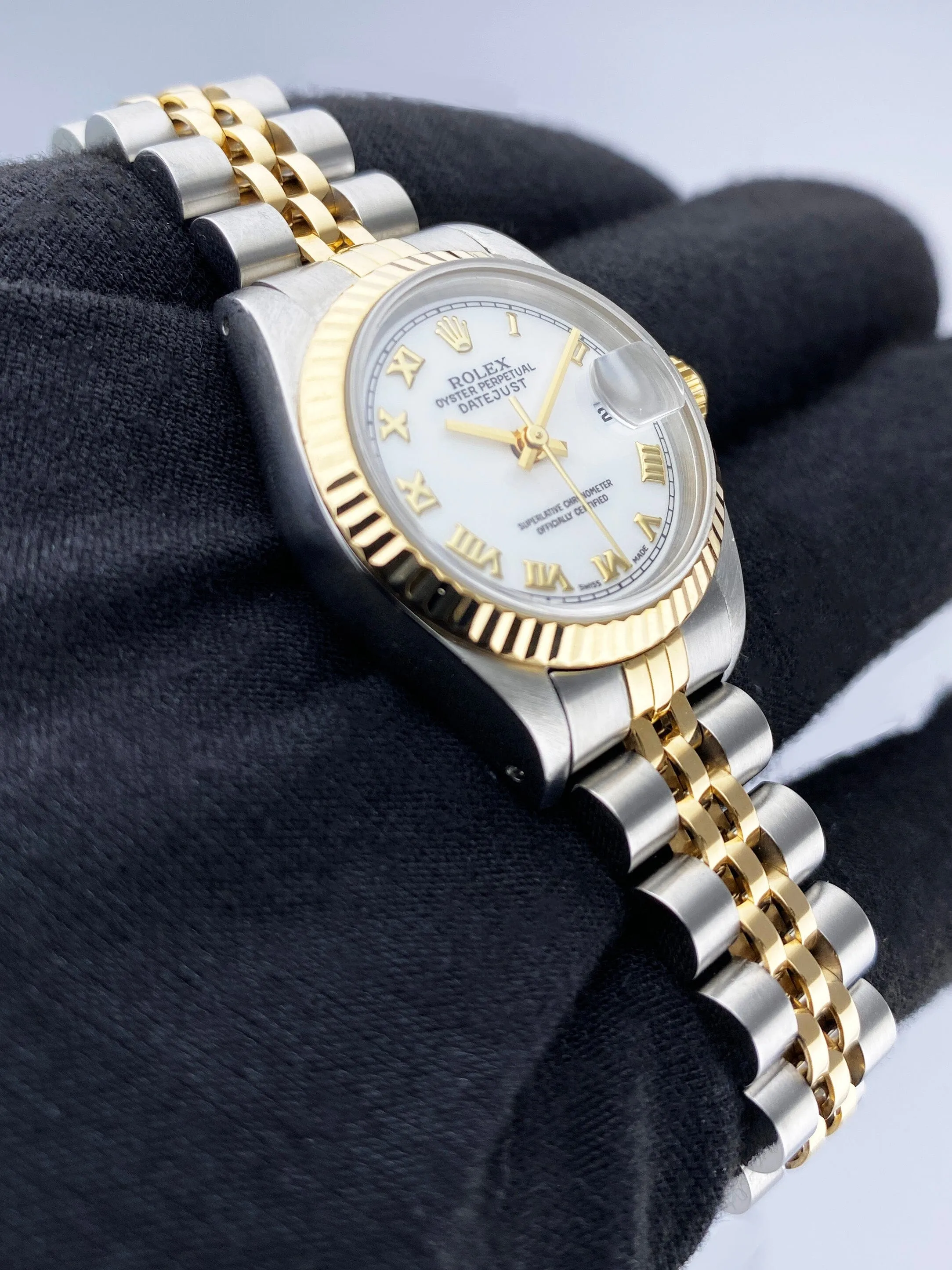 Rolex Datejust 69173 White Dial Ladies Watch Box Papers