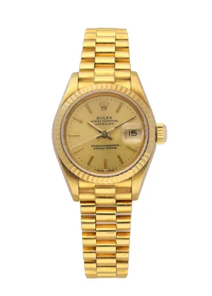 Rolex Datejust 69178 Yellow Gold Ladies Watch