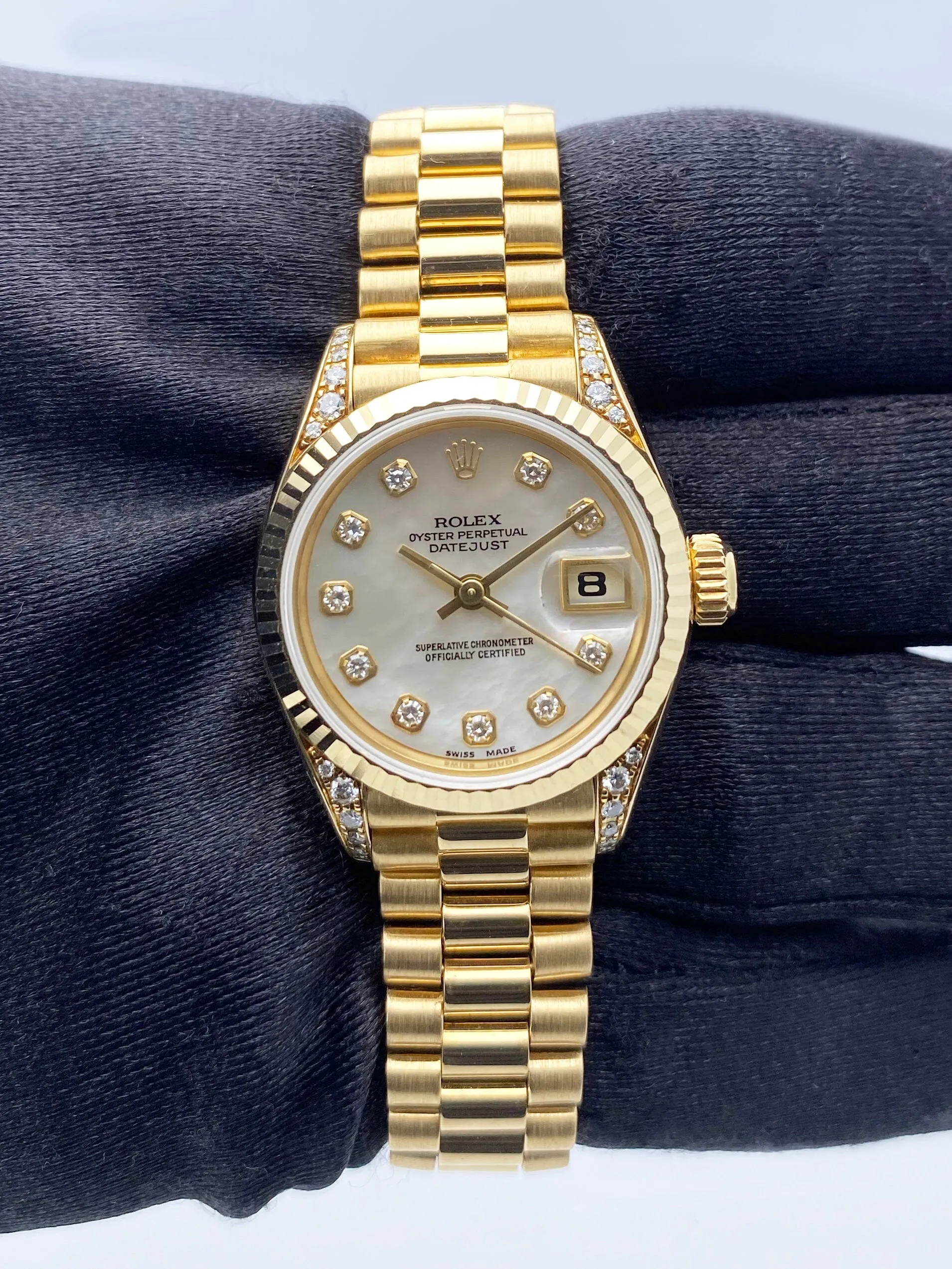 Rolex Datejust 69238 MOP Dial Ladies Watch Box Papers