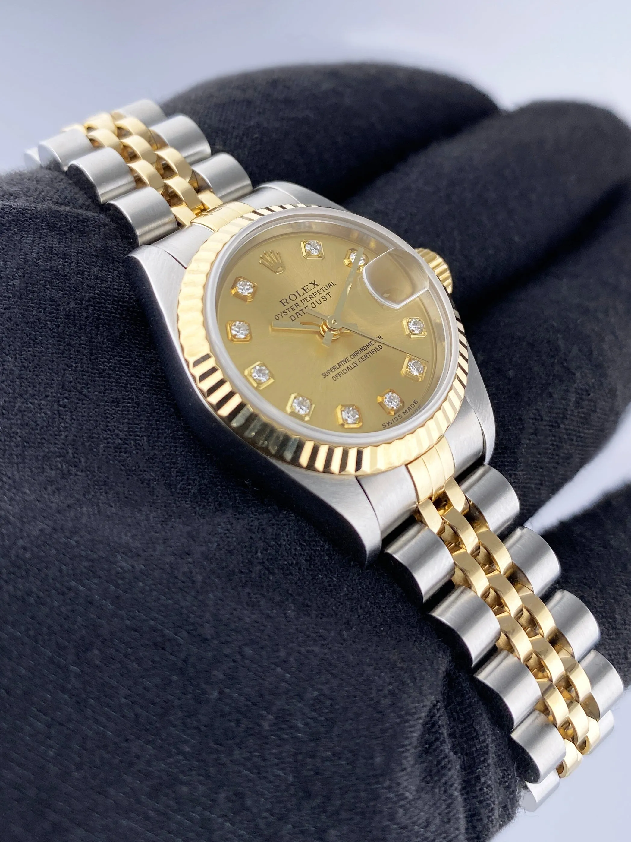 Rolex Datejust 79173 Diamond Dial  Ladies Watch