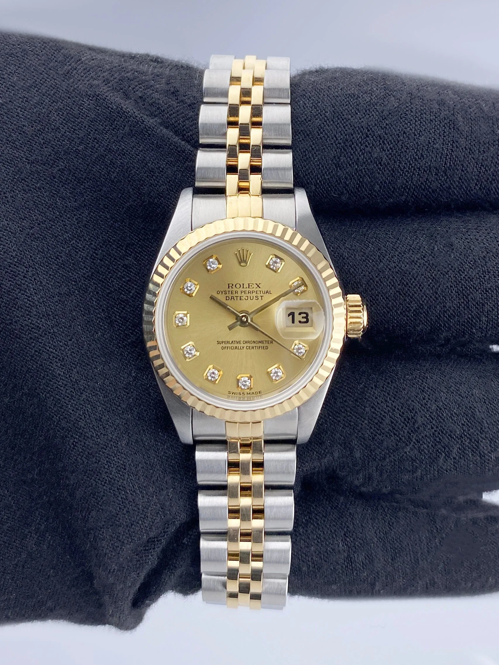 Rolex Datejust 79173 Diamond Dial  Ladies Watch