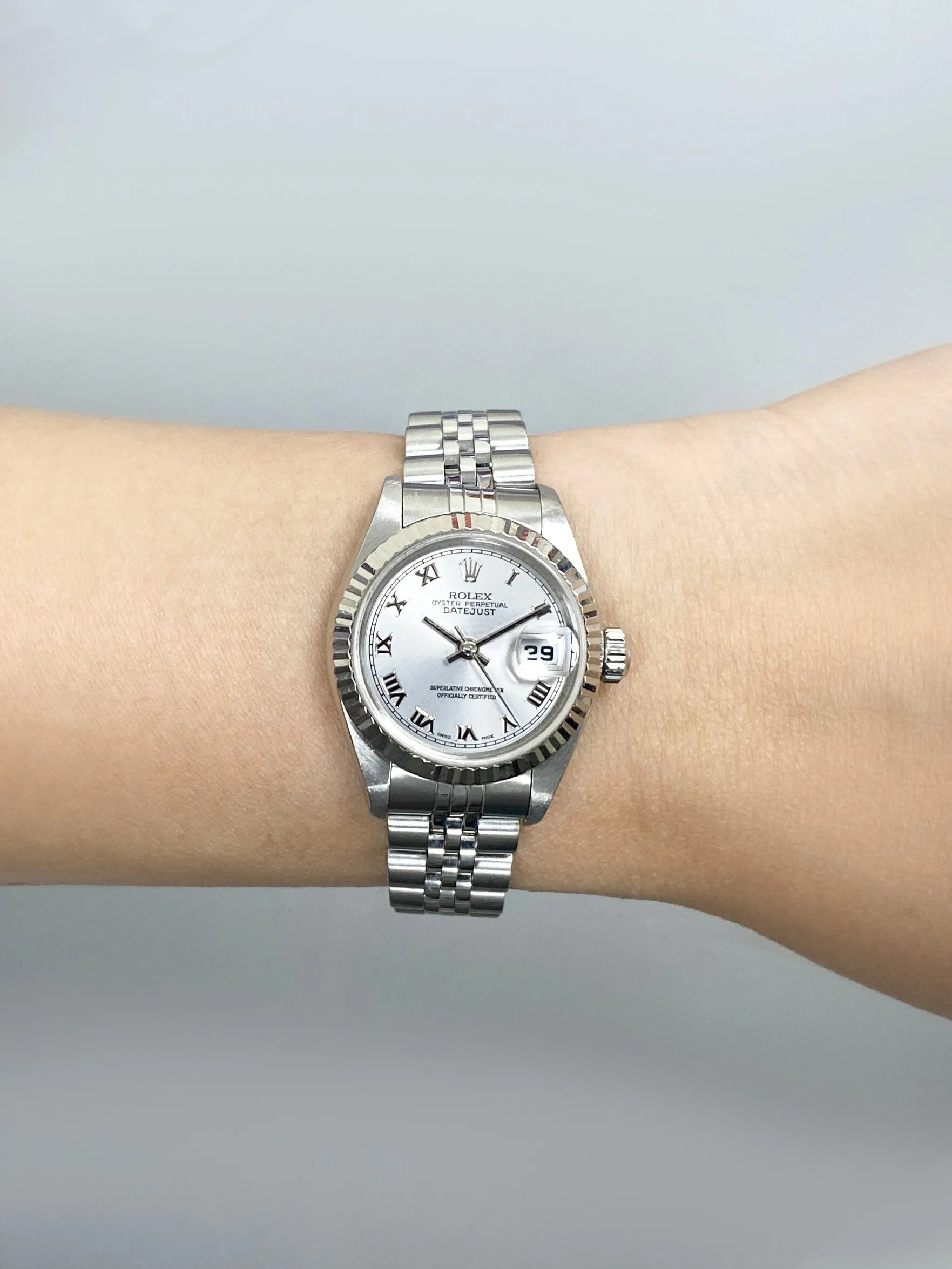 Rolex Datejust 79174 Roman Silver Dial Ladies Watch