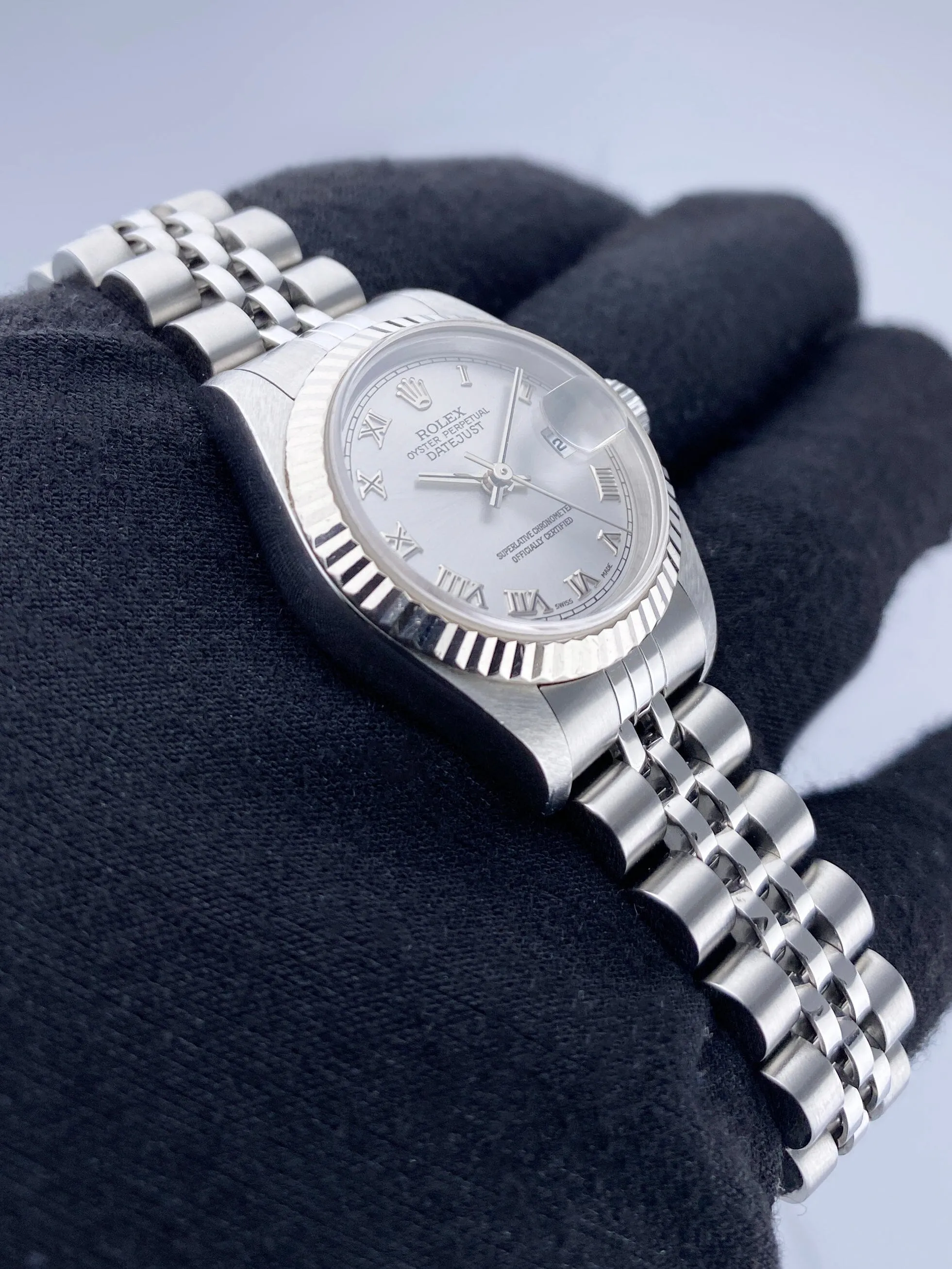 Rolex Datejust 79174 Roman Silver Dial Ladies Watch