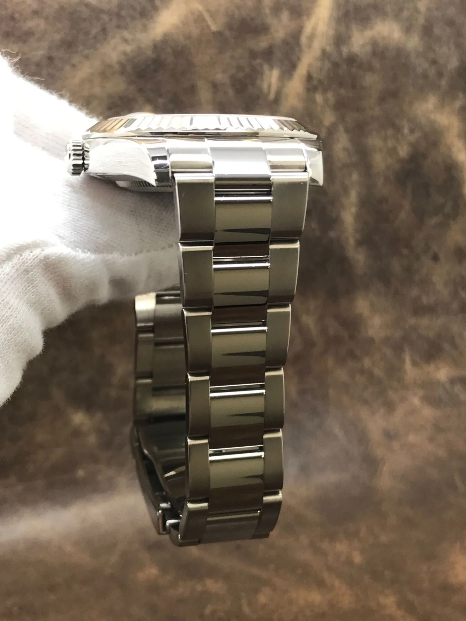 Rolex Datejust II 41mm 116334 Rhodium Diamond Dial Automatic Men's Watch