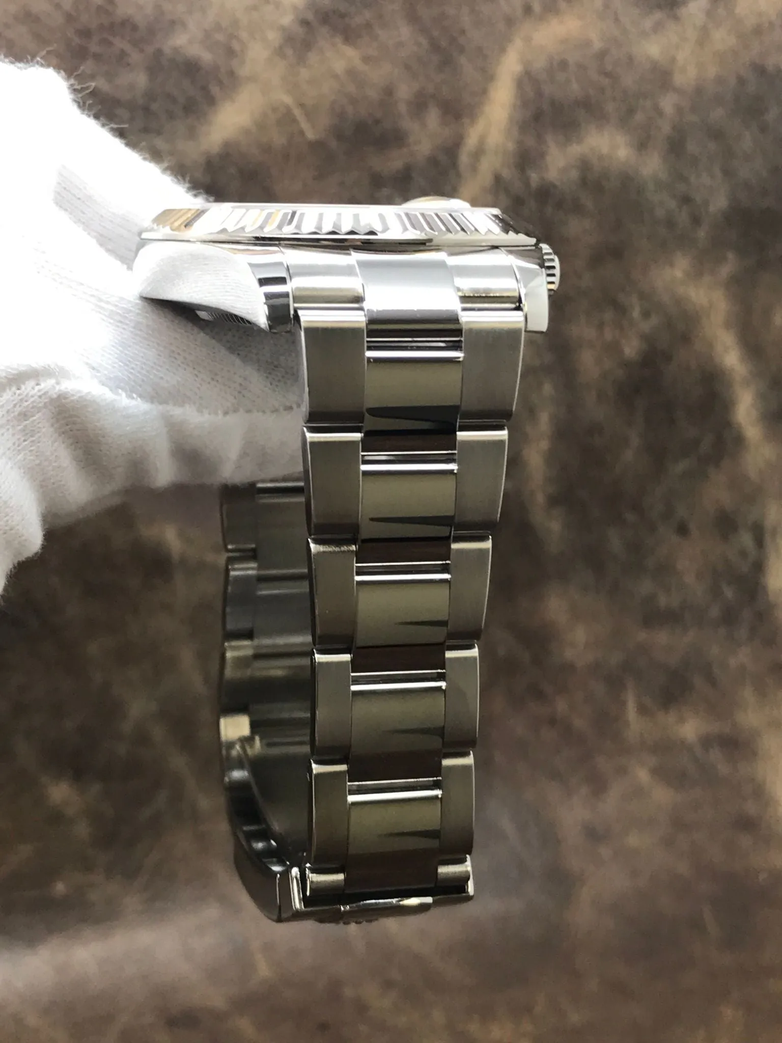 Rolex Datejust II 41mm 116334 Rhodium Diamond Dial Automatic Men's Watch