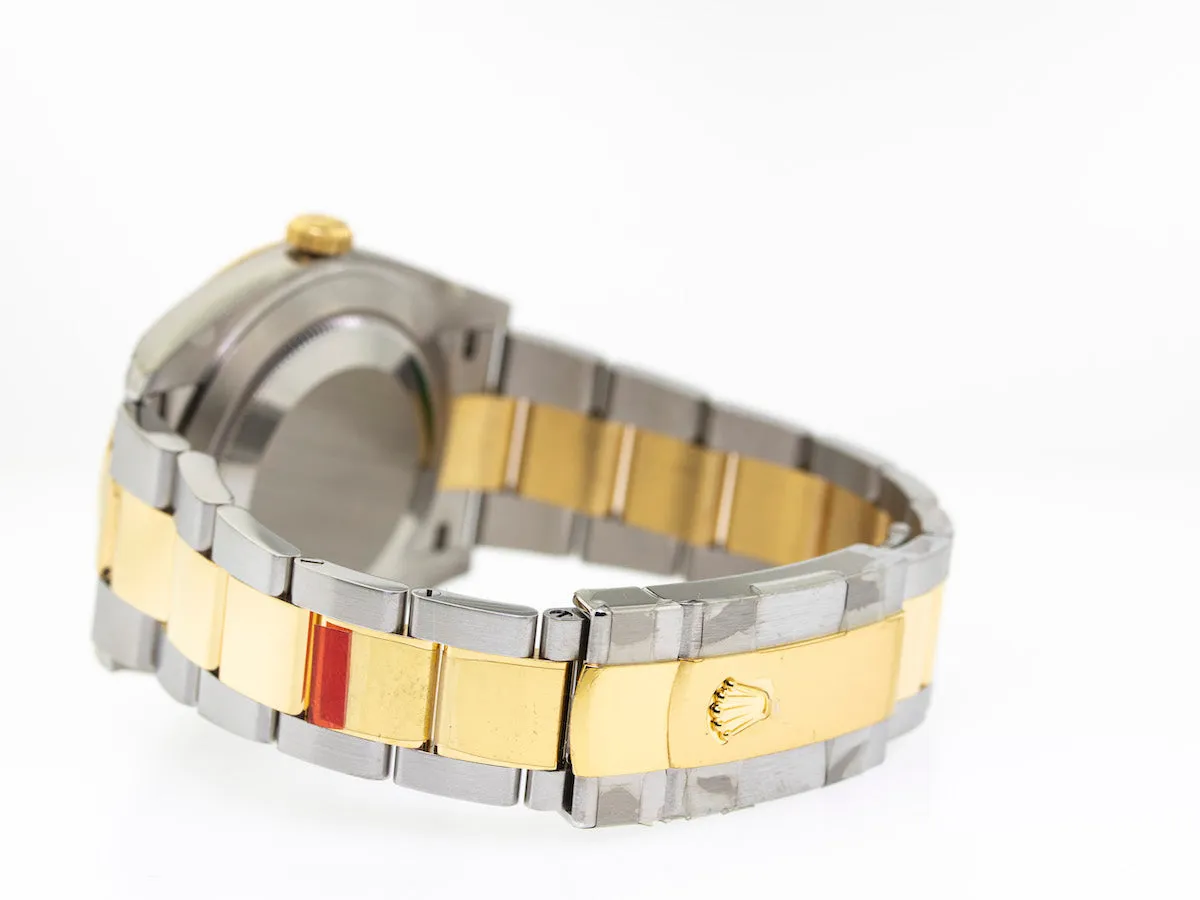 Rolex Datejust II 41mm Yellow Gold & Steel Rolesor White Stick Dial 126303