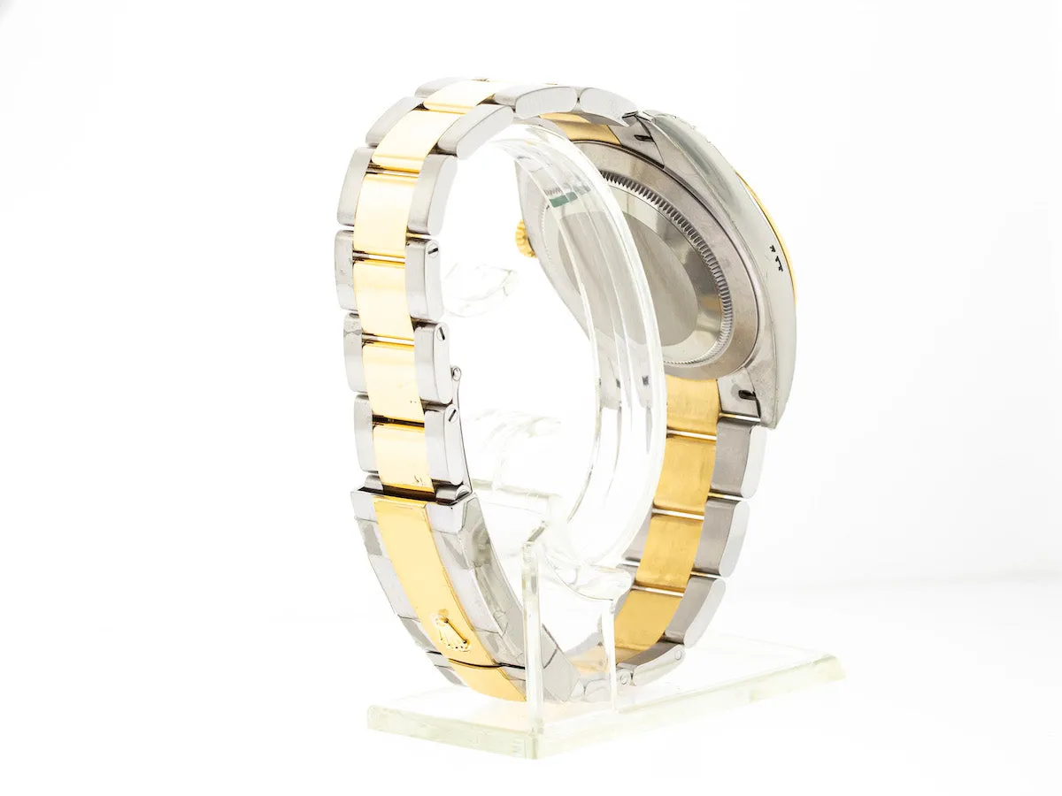 Rolex Datejust II 41mm Yellow Gold & Steel Rolesor White Stick Dial 126303