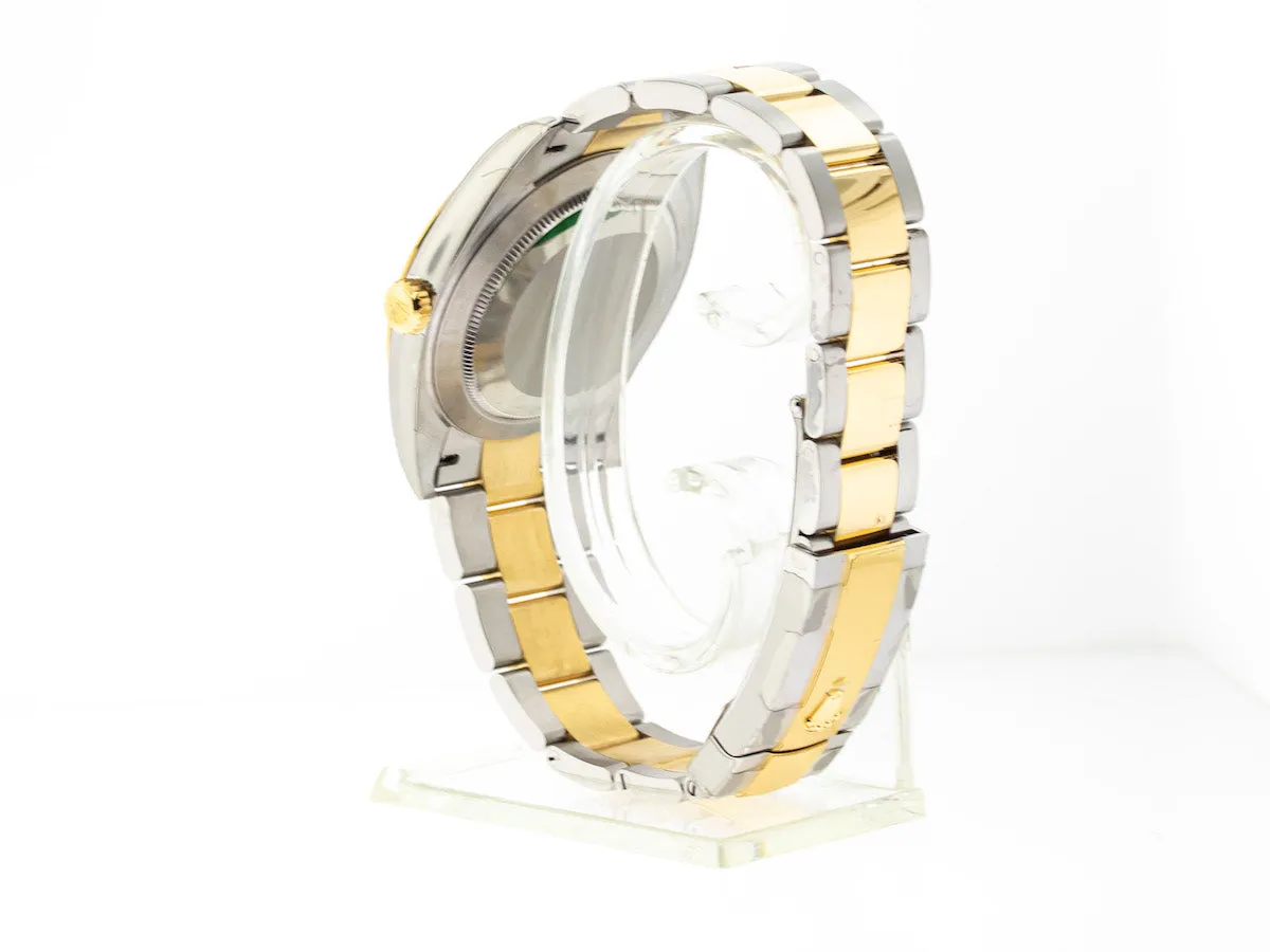 Rolex Datejust II 41mm Yellow Gold & Steel Rolesor White Stick Dial 126303