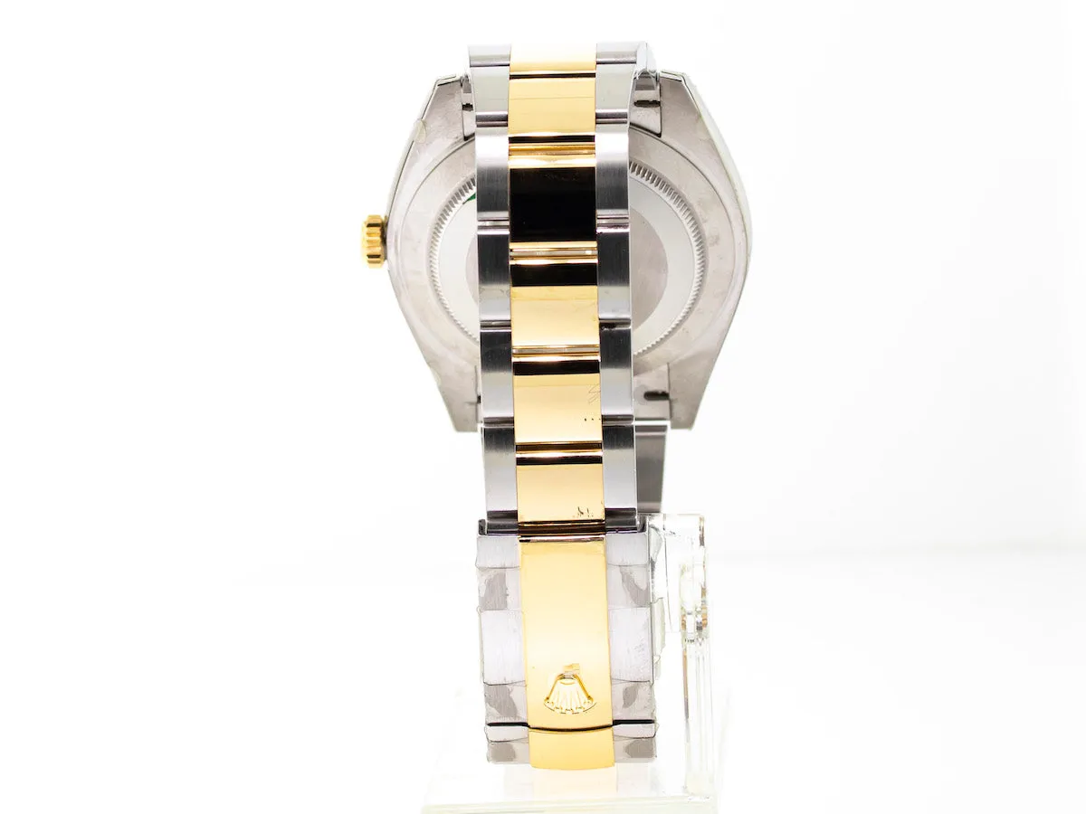 Rolex Datejust II 41mm Yellow Gold & Steel Rolesor White Stick Dial 126303