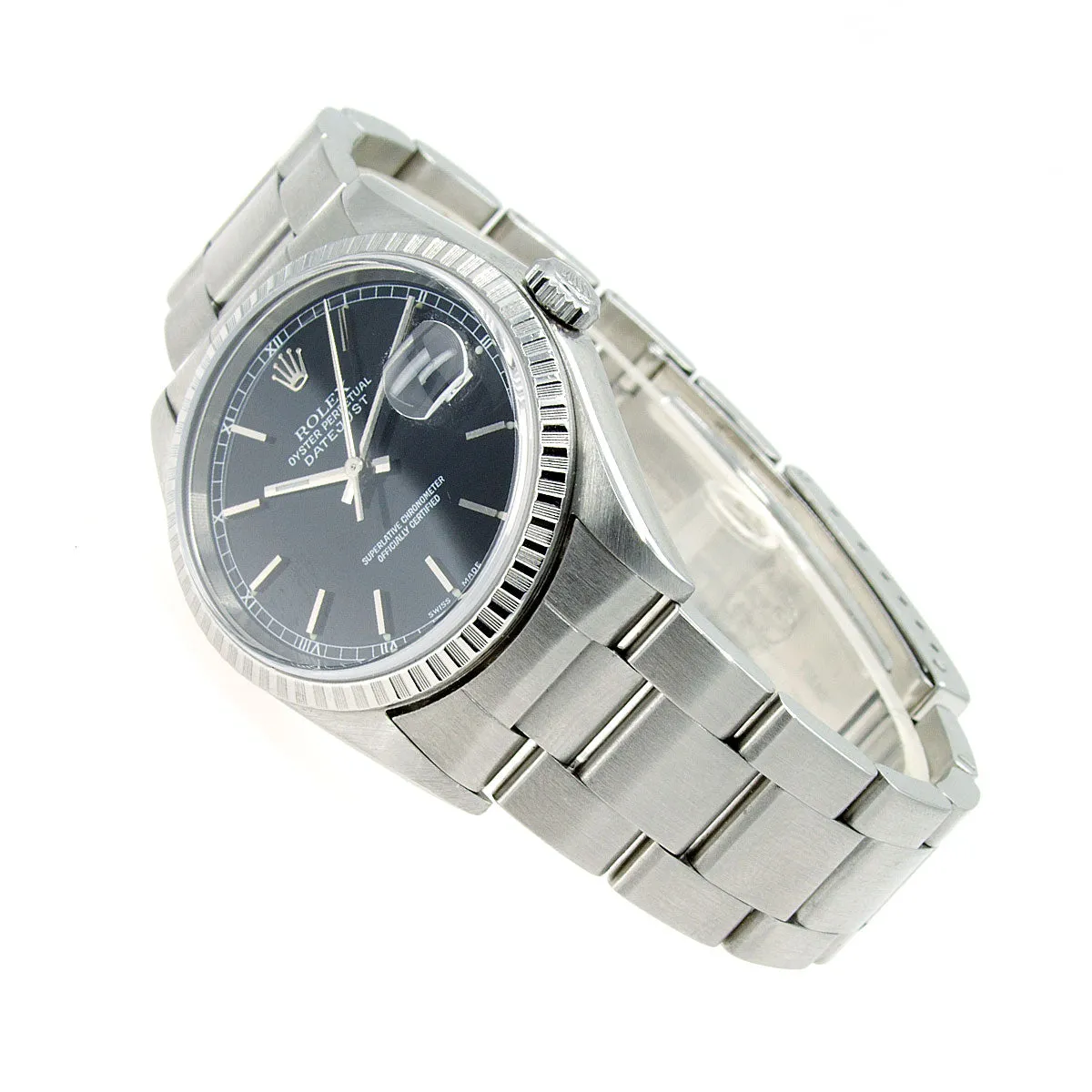 Rolex Datejust SS Black Dial