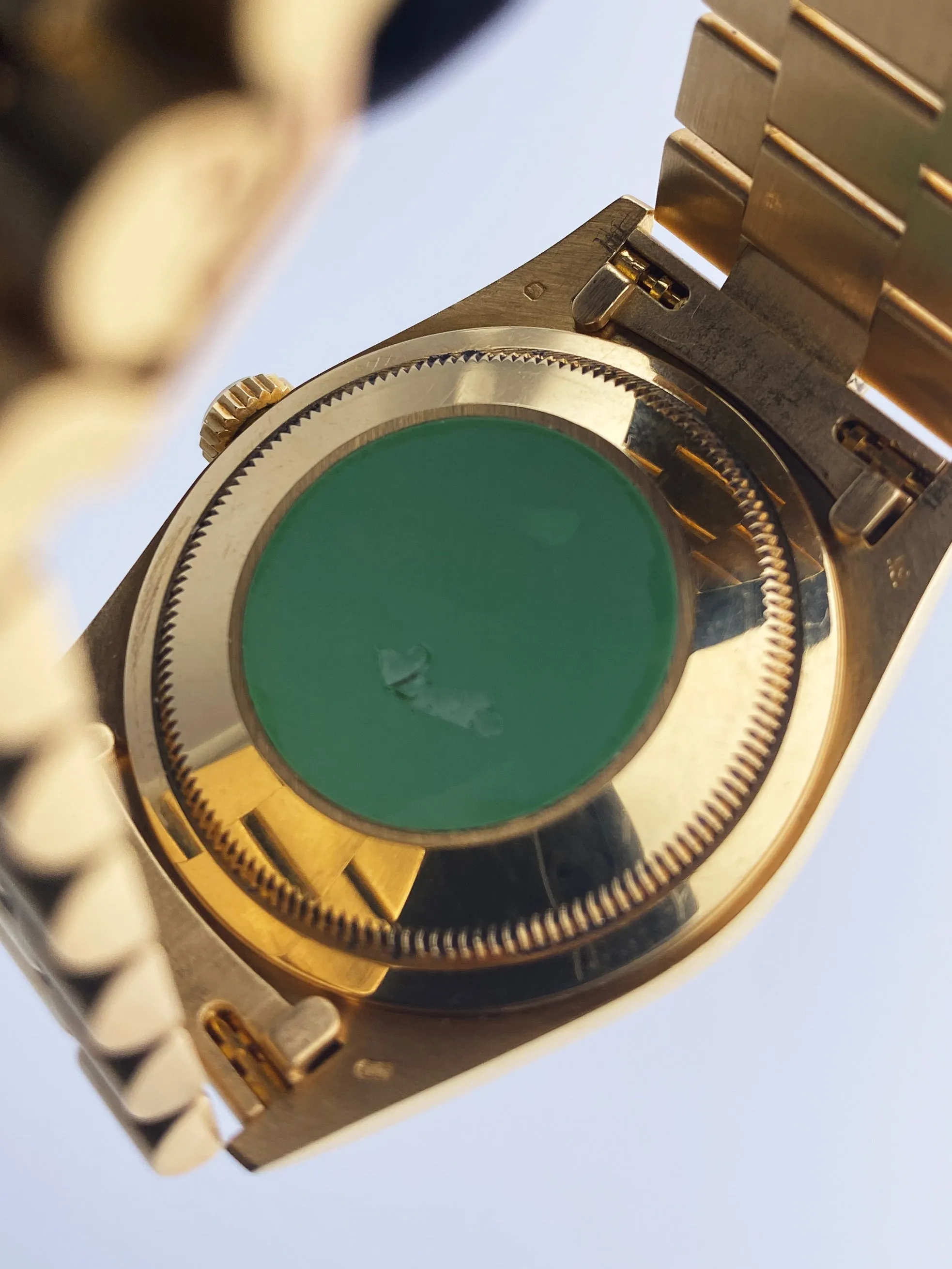 Rolex Day Date 18238 Diamond Dial Mens Watch