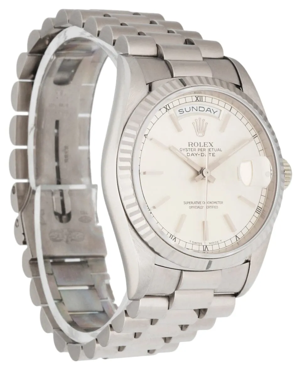 Rolex Day Date 18239 18K White Gold Men's Watch