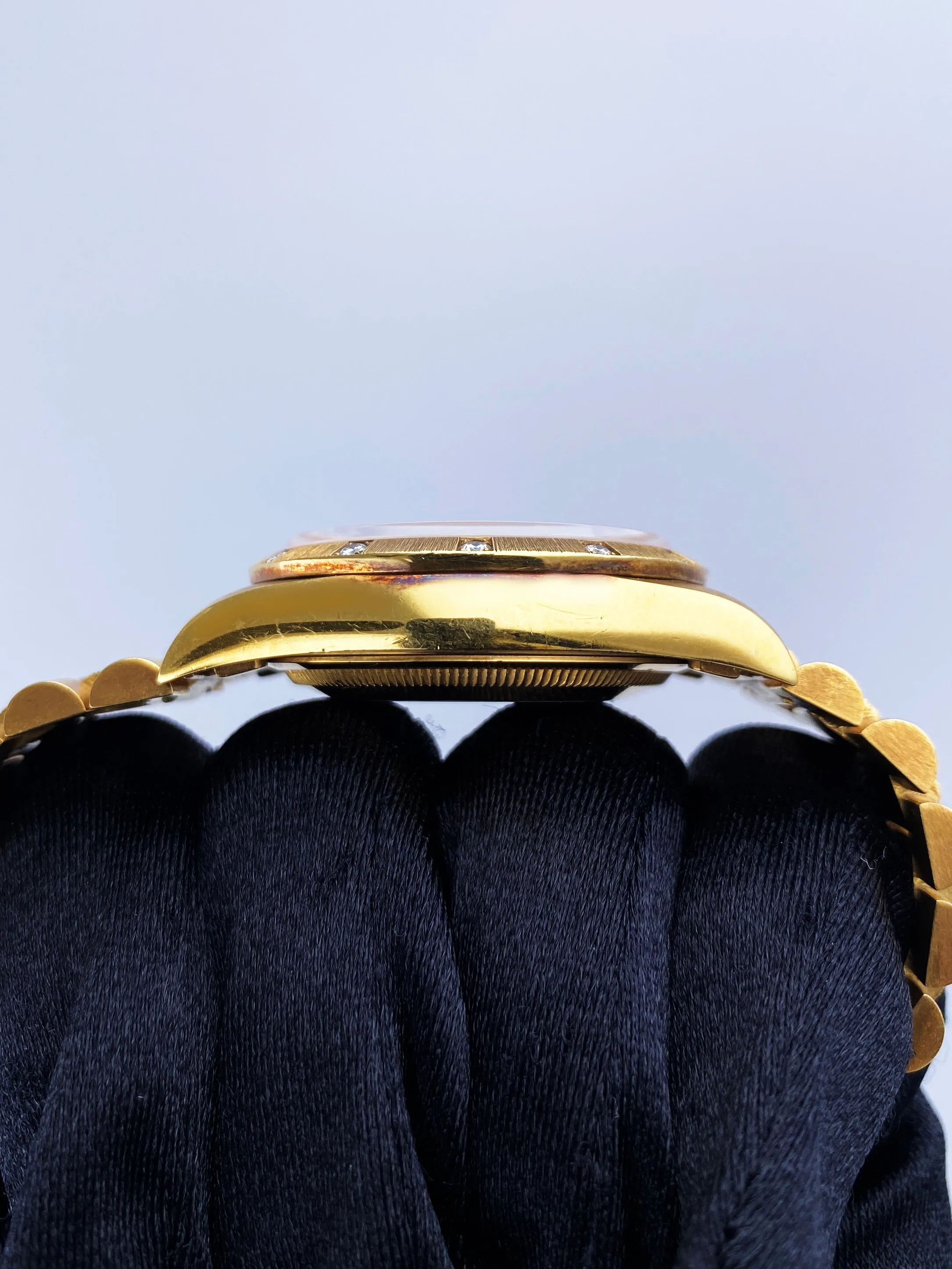Rolex Day Date 18308 Diamond 18K Yellow Gold Mens Watch