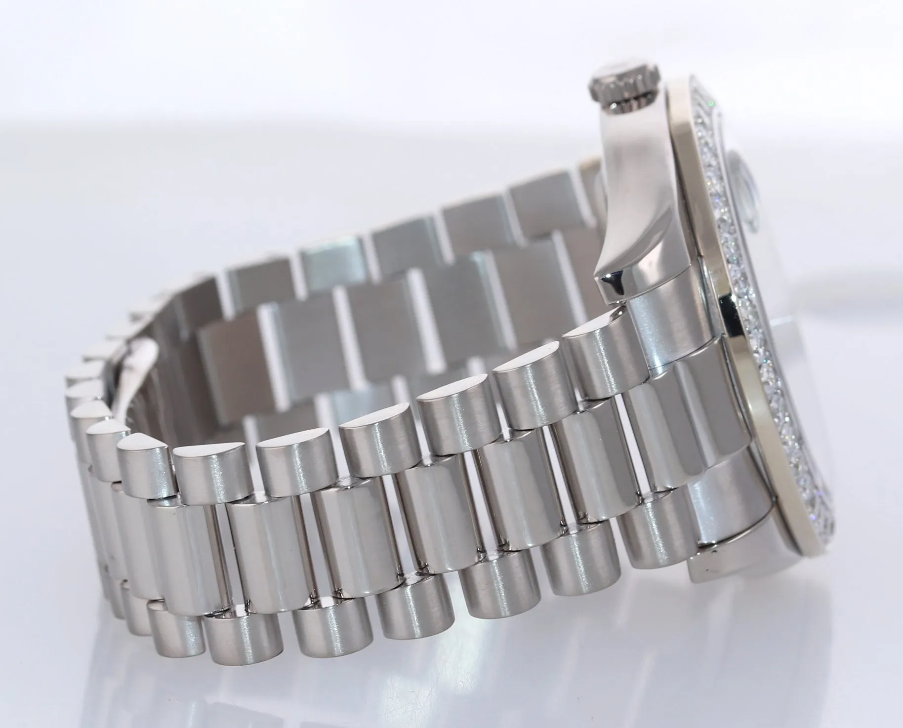 Rolex Day Date 2 218349 White Gold Diamond 218239 41MM President Black Watch