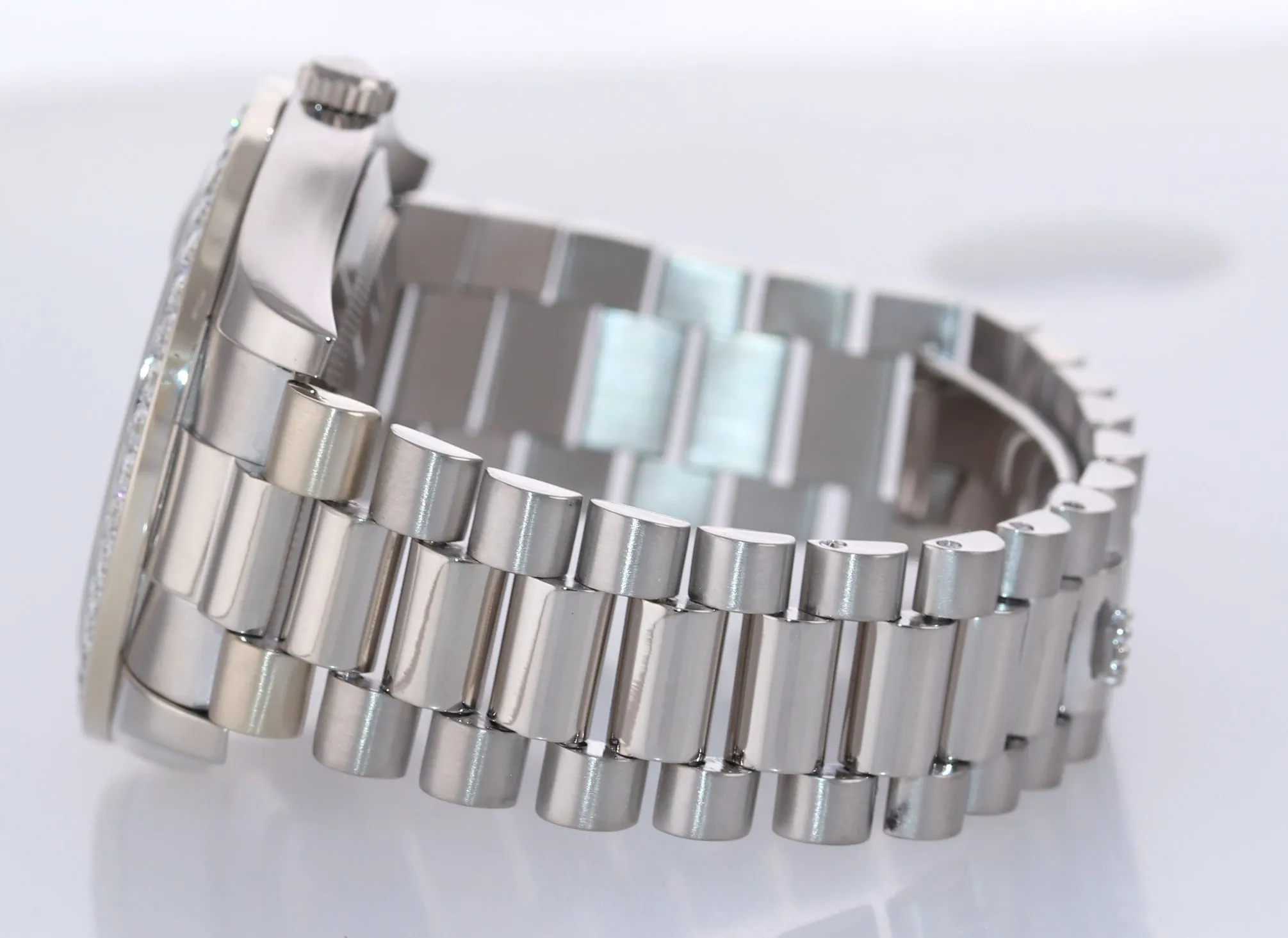 Rolex Day Date 2 218349 White Gold Diamond 218239 41MM President Black Watch