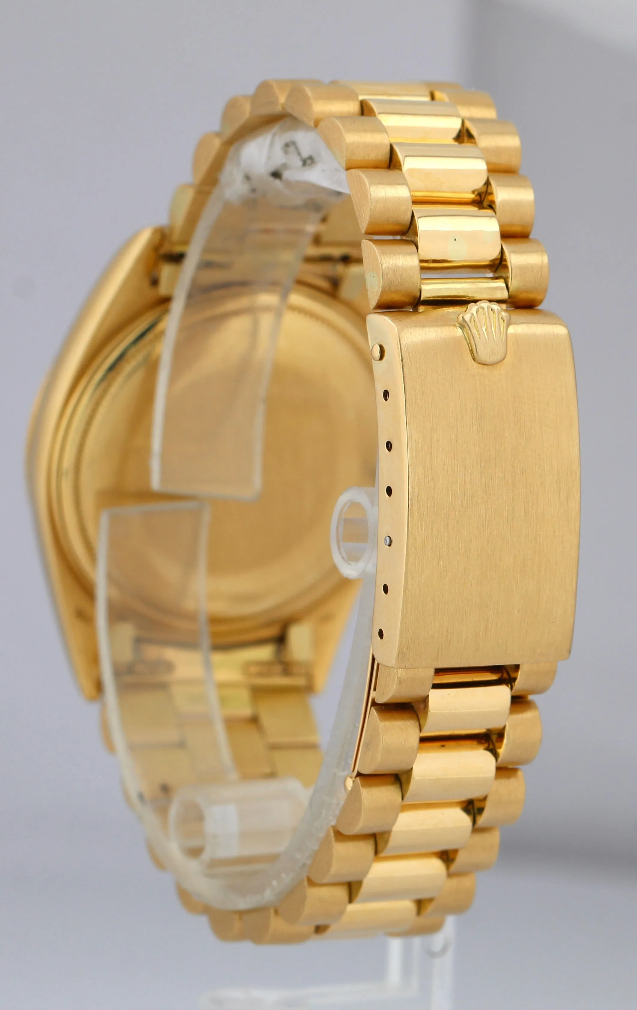 Rolex Day-Date President 1803 Champagne Stick Patina 36mm 18K Yellow Gold Watch