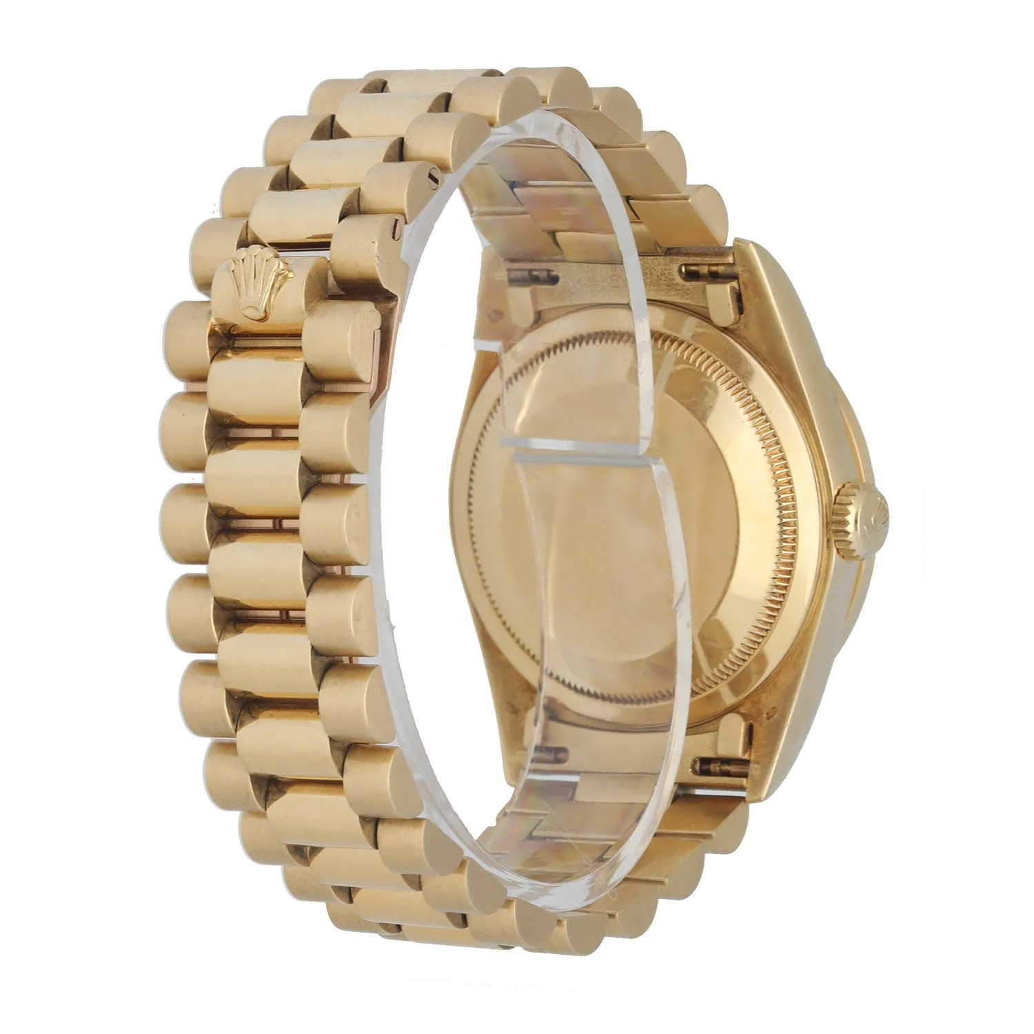 Rolex Day-Date President 18338 Diamond Dial & Bezel Men's Watch.