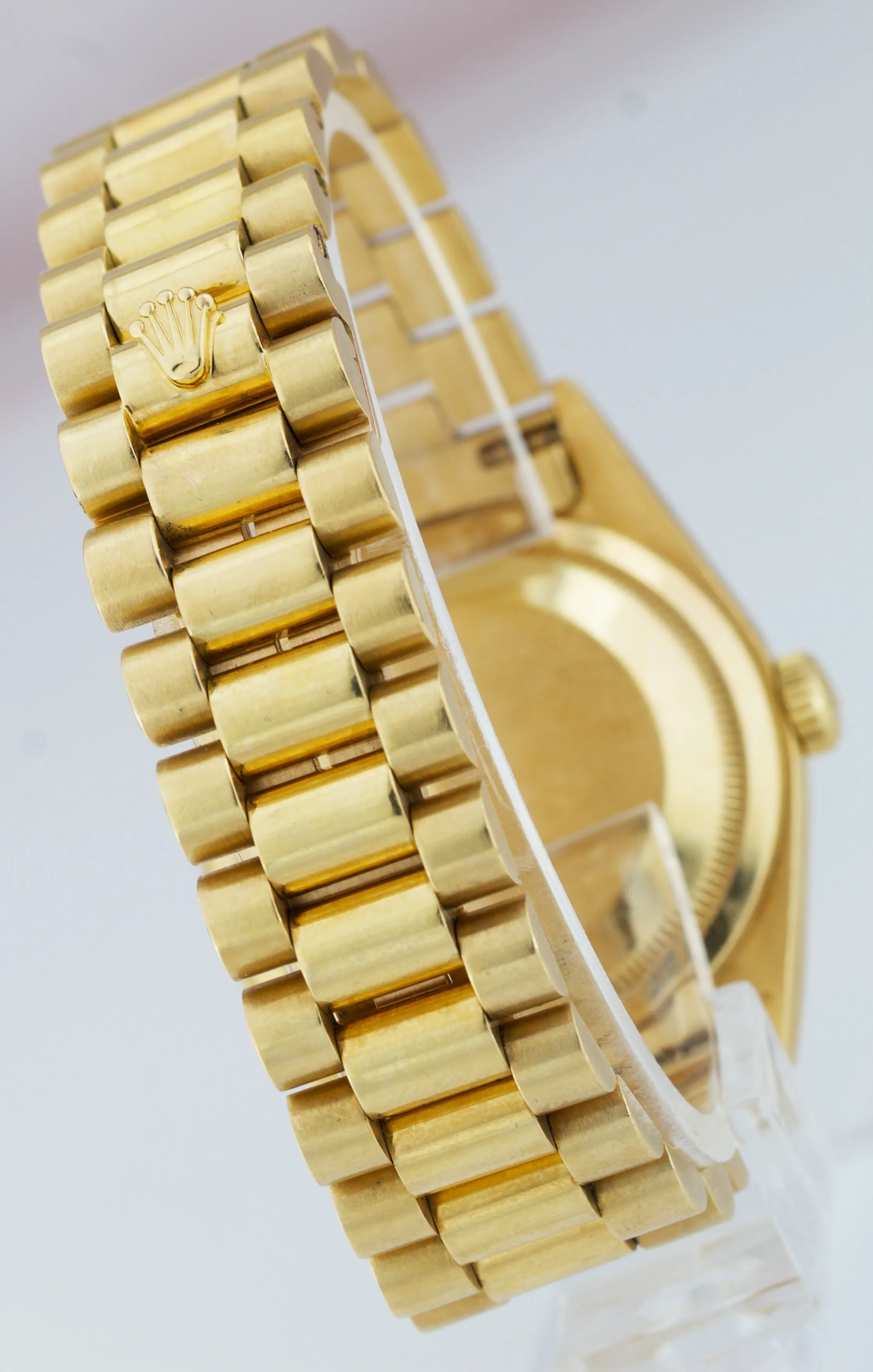 Rolex Day-Date President 36mm White Roman Double Quickset 18K Yellow Gold 18238