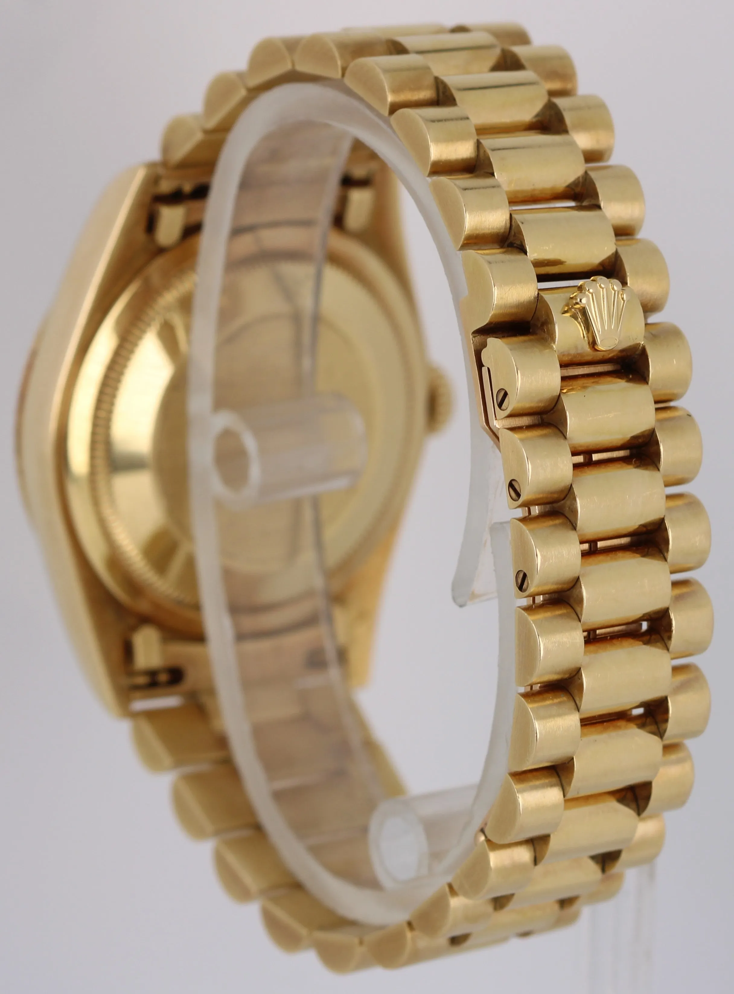 Rolex Day-Date President PAPERS 18k Gold Myriad Bronze DIAMOND 36mm 18238 Watch