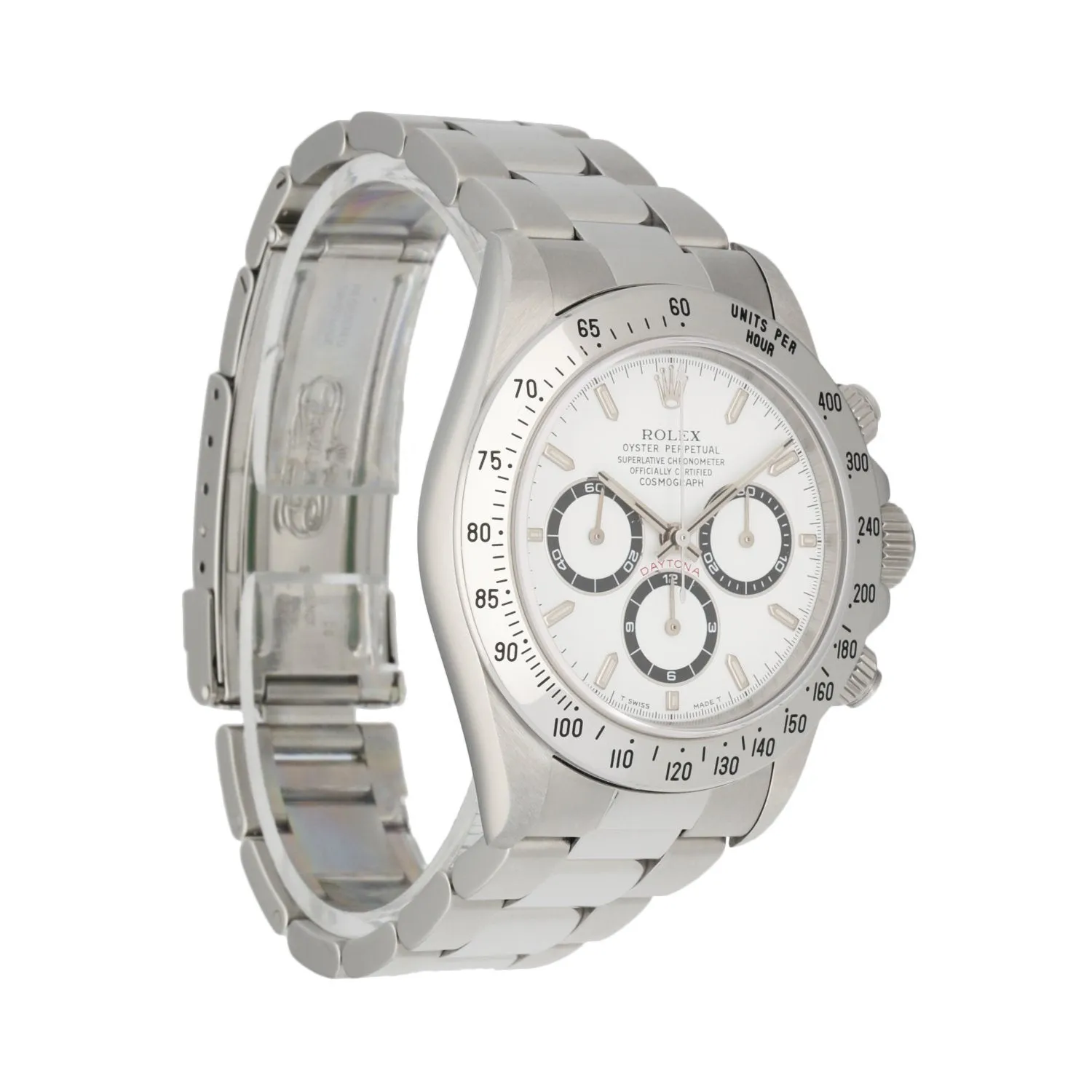 Rolex Daytona 16520 Zenith Movement Stainless steel Men's Watch Box & Papers