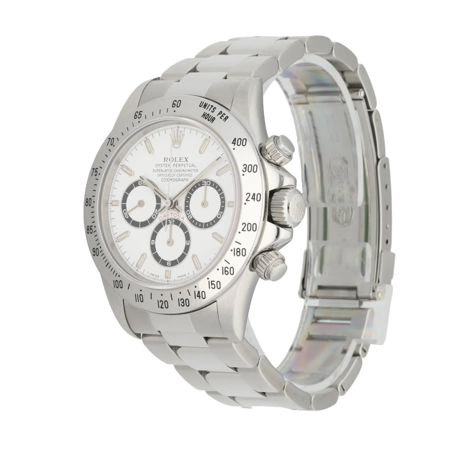 Rolex Daytona 16520 Zenith Movement Stainless steel Men's Watch Box & Papers