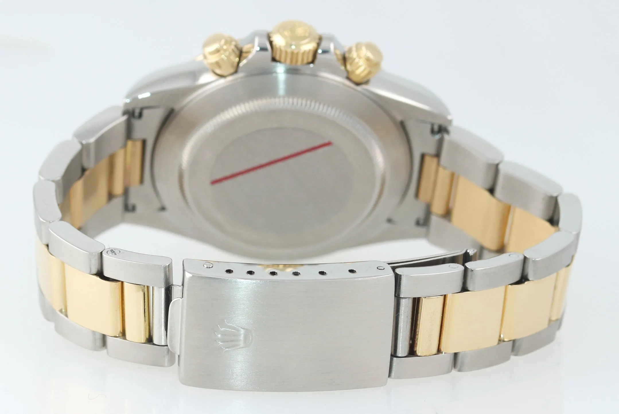 Rolex Daytona 16523 Champagne Zenith 18k Gold Steel Two Tone L Serial Watch Box