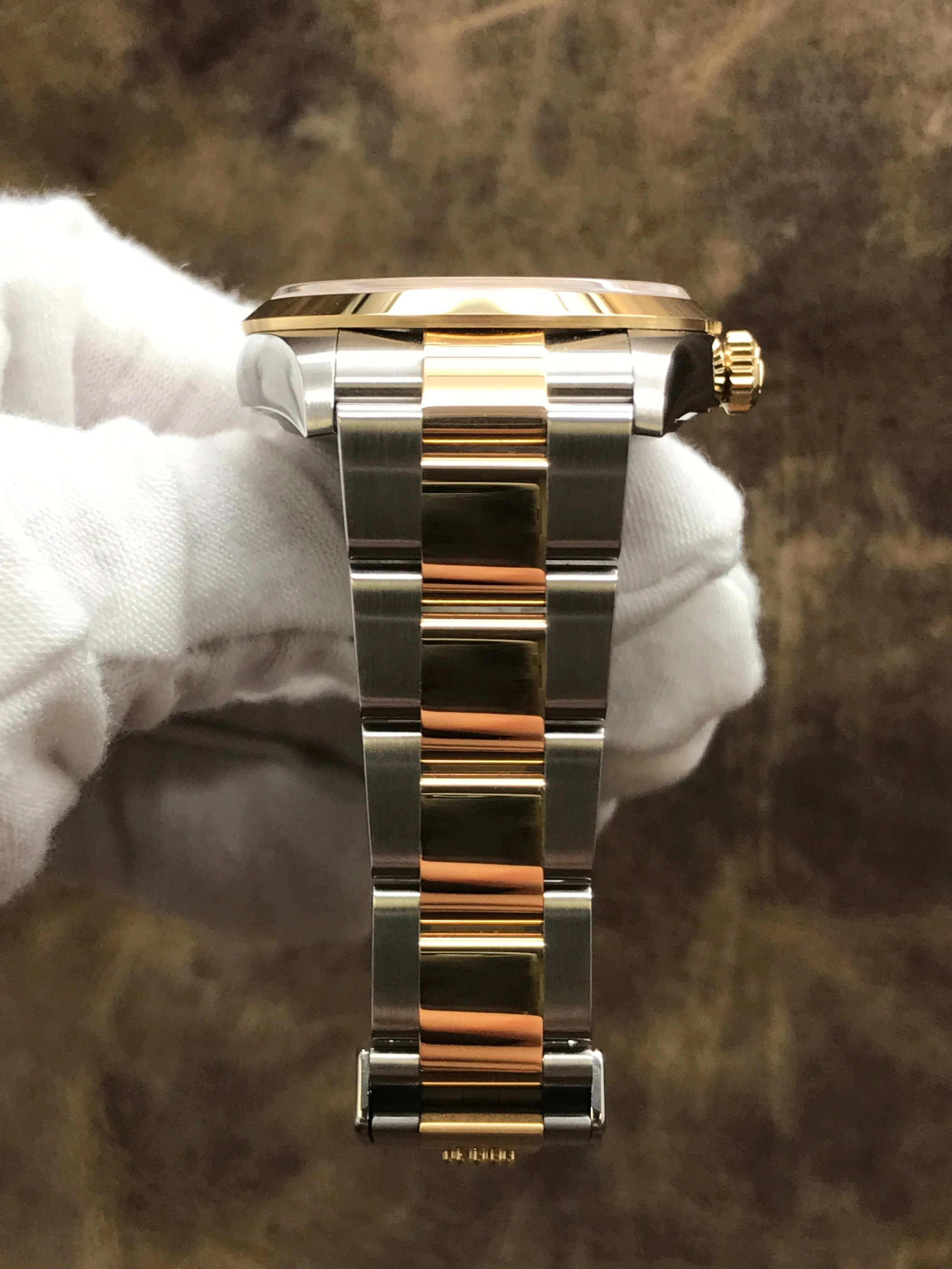 Rolex Explorer 36mm Two Tone 124273 Black Dial Automatic Men's Watch