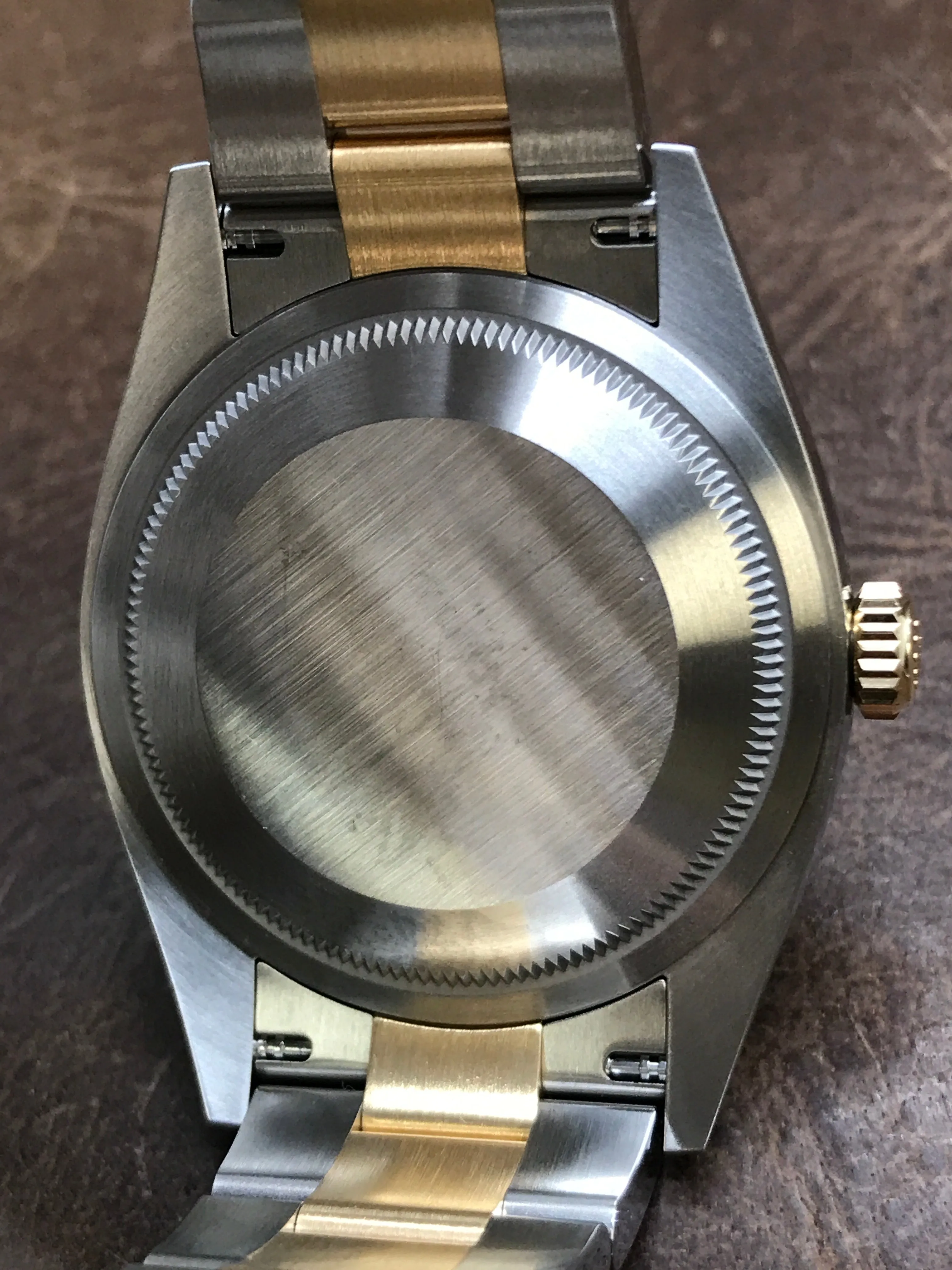 Rolex Explorer 36mm Two Tone 124273 Black Dial Automatic Men's Watch