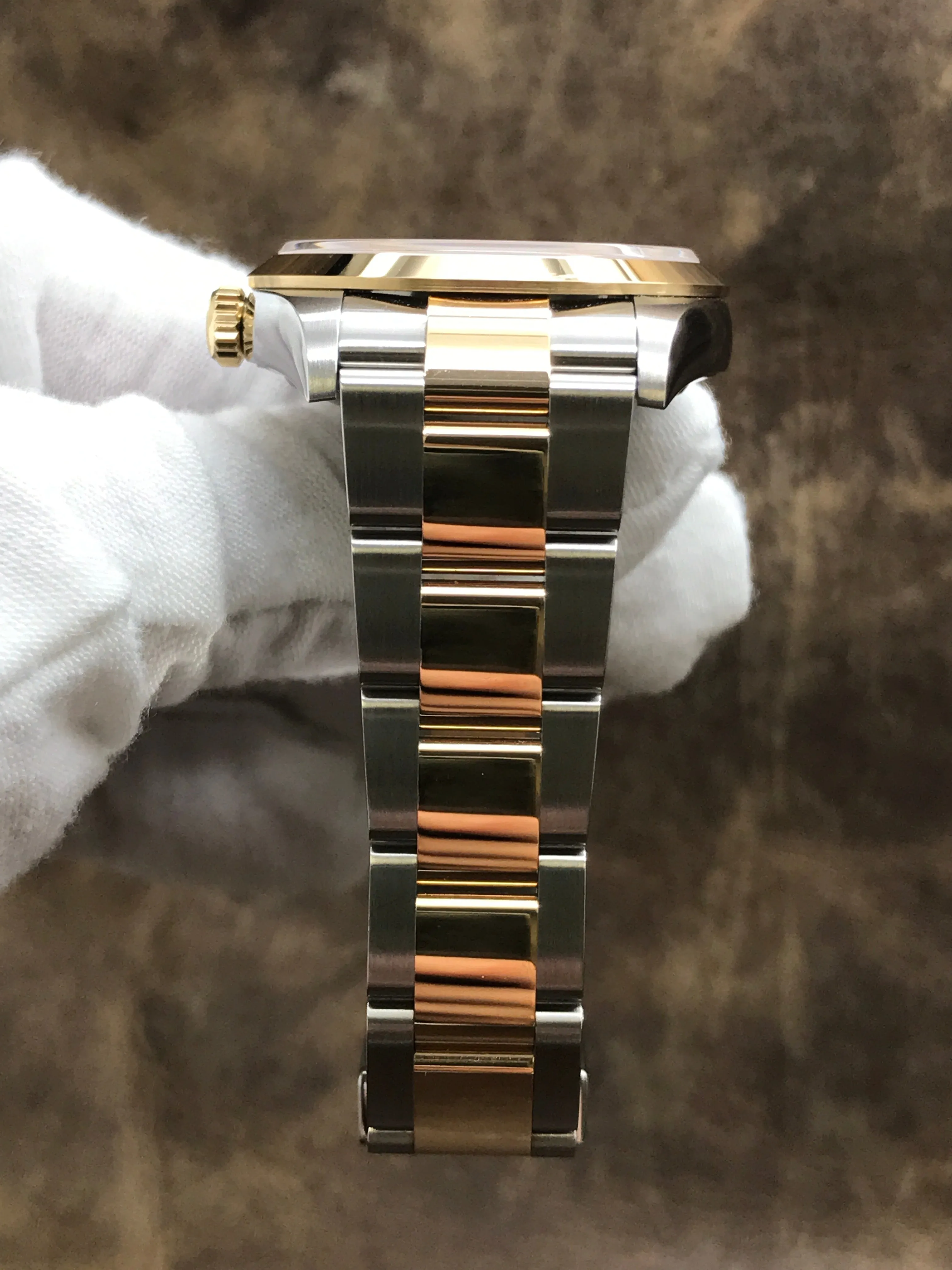 Rolex Explorer 36mm Two Tone 124273 Black Dial Automatic Men's Watch