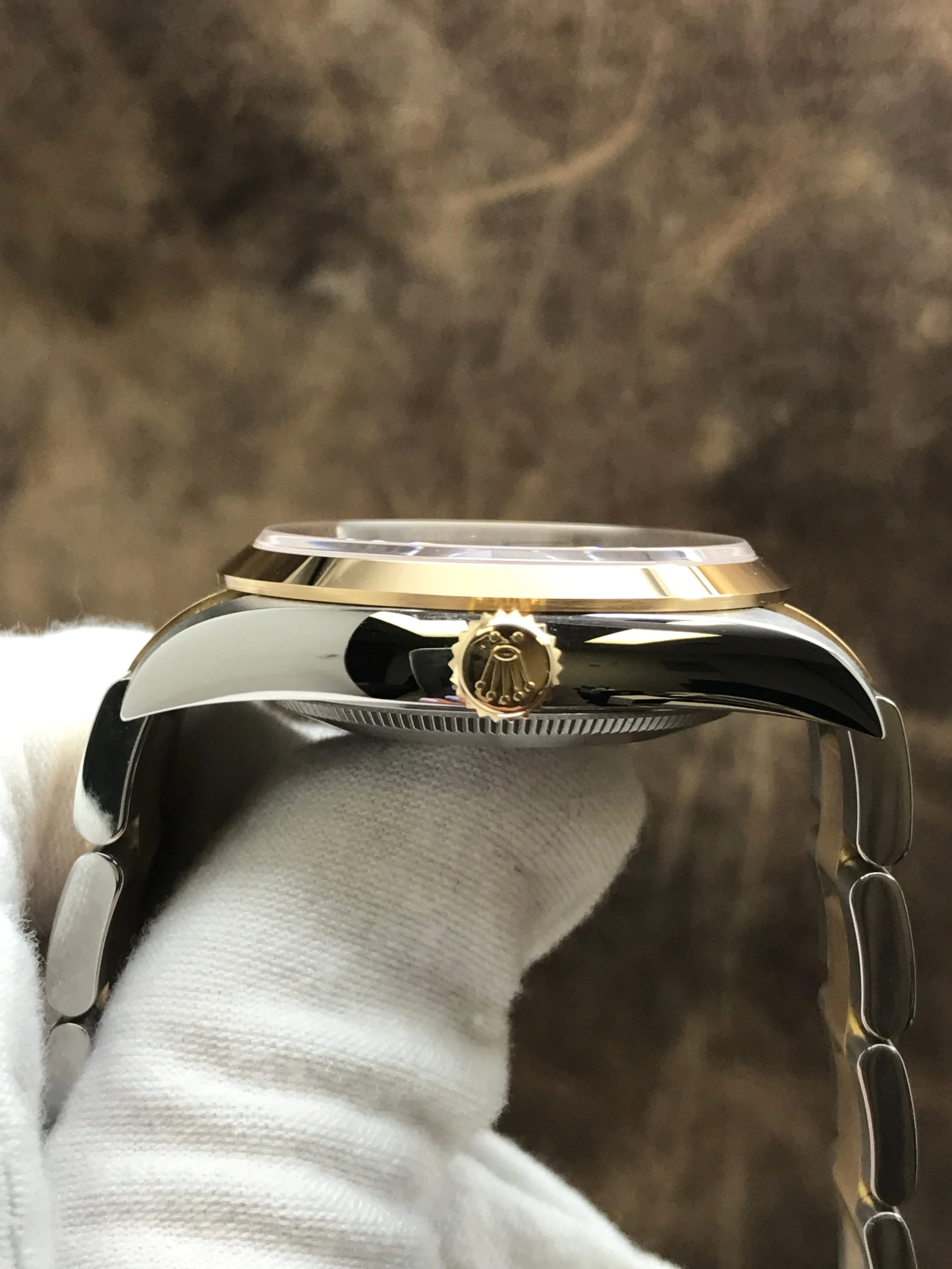 Rolex Explorer 36mm Two Tone 124273 Black Dial Automatic Men's Watch