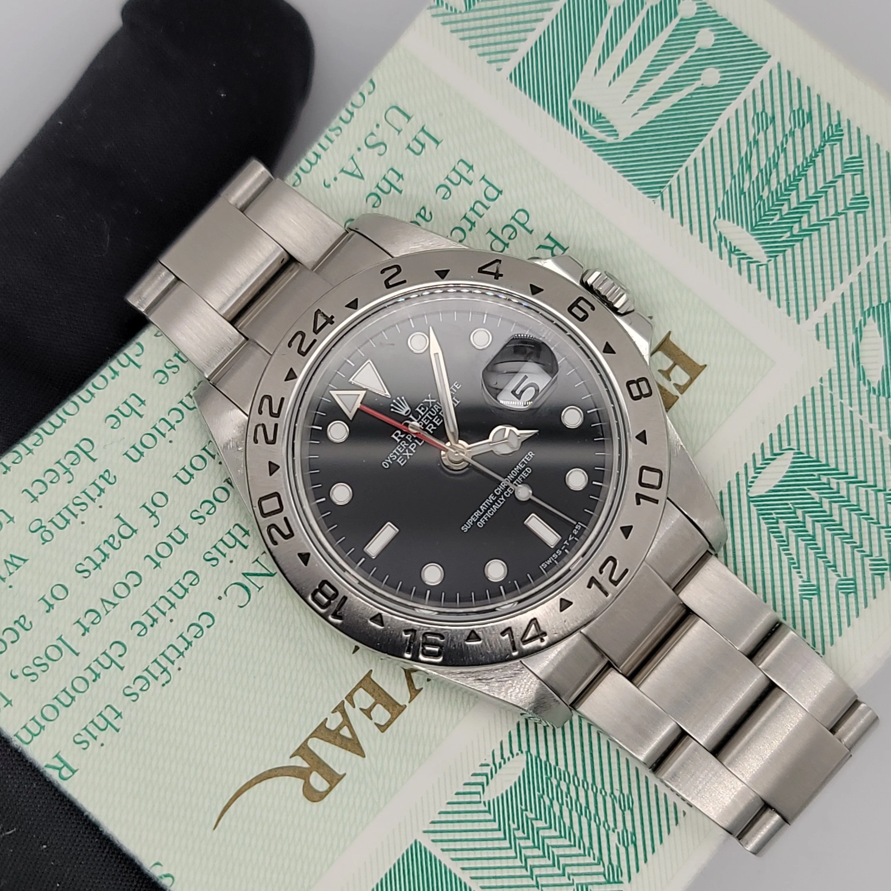 Rolex Explorer II 16570  Men's Watch Box & Papers