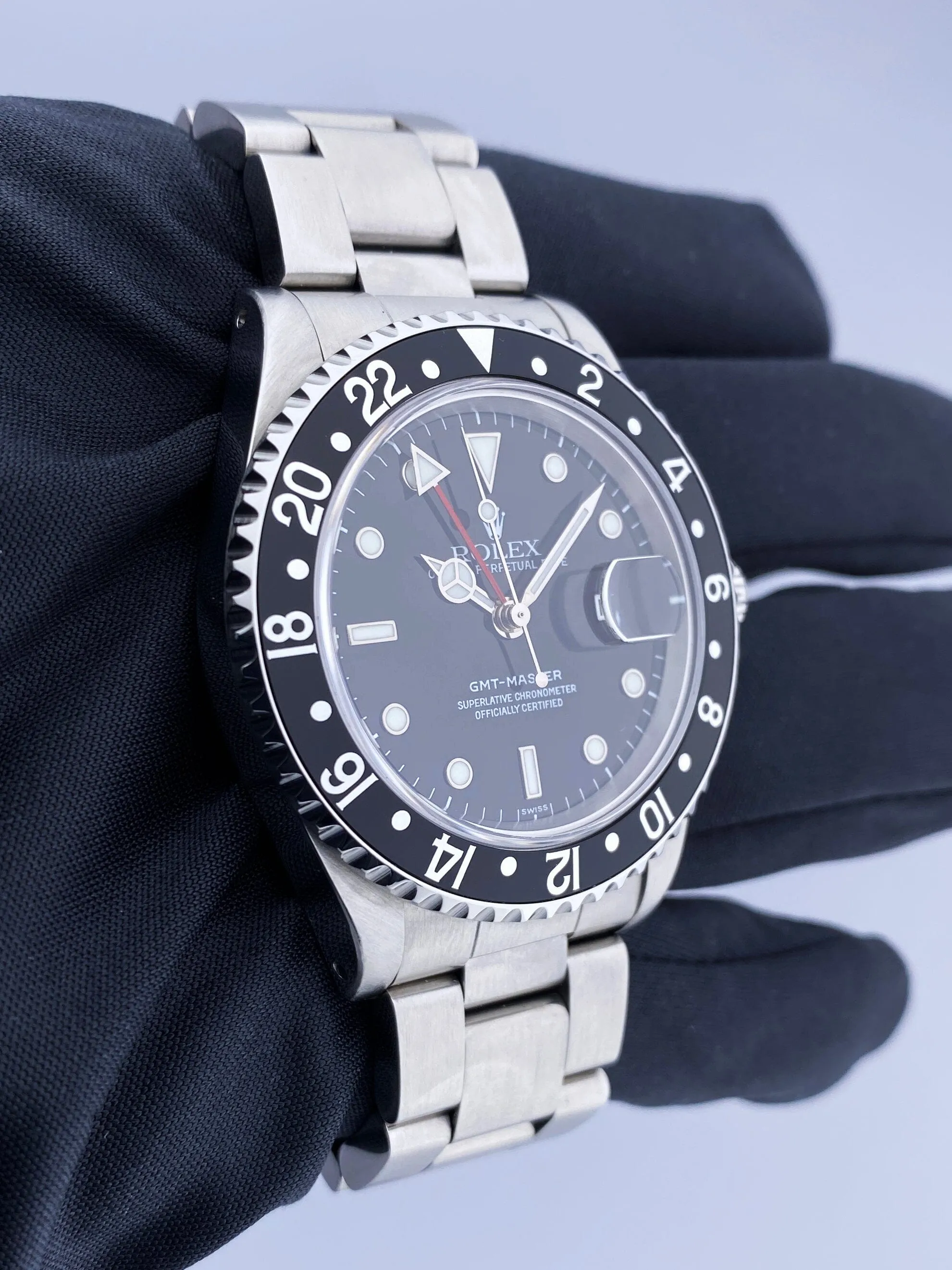 Rolex GMT-Master 16700 Black Dial Stainless Steel Mens Watch