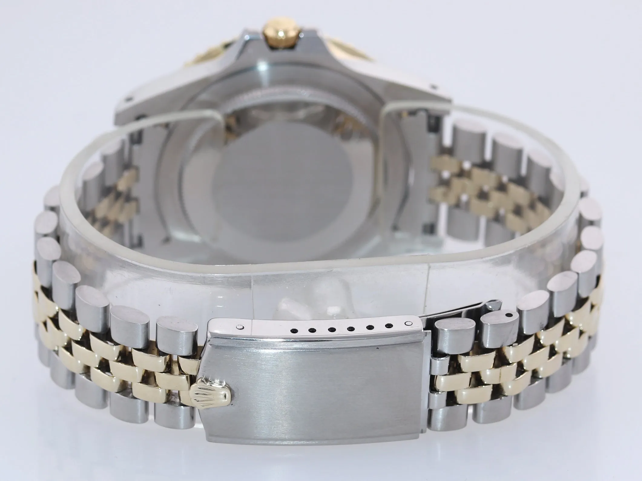 Rolex GMT-Master 1675 Jubilee Two-Tone Nipple Steel Gold Black Dial Watch Box