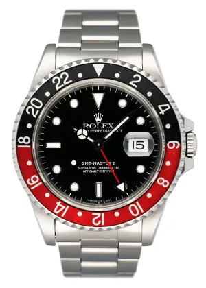 Rolex GMT Master II 16710 "Coke" Bezel Mens Watch Box Papers