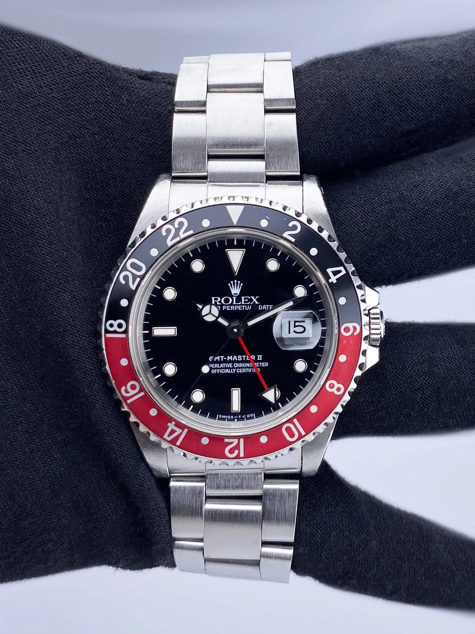 Rolex GMT Master II 16710 "Coke" Bezel Mens Watch Box Papers