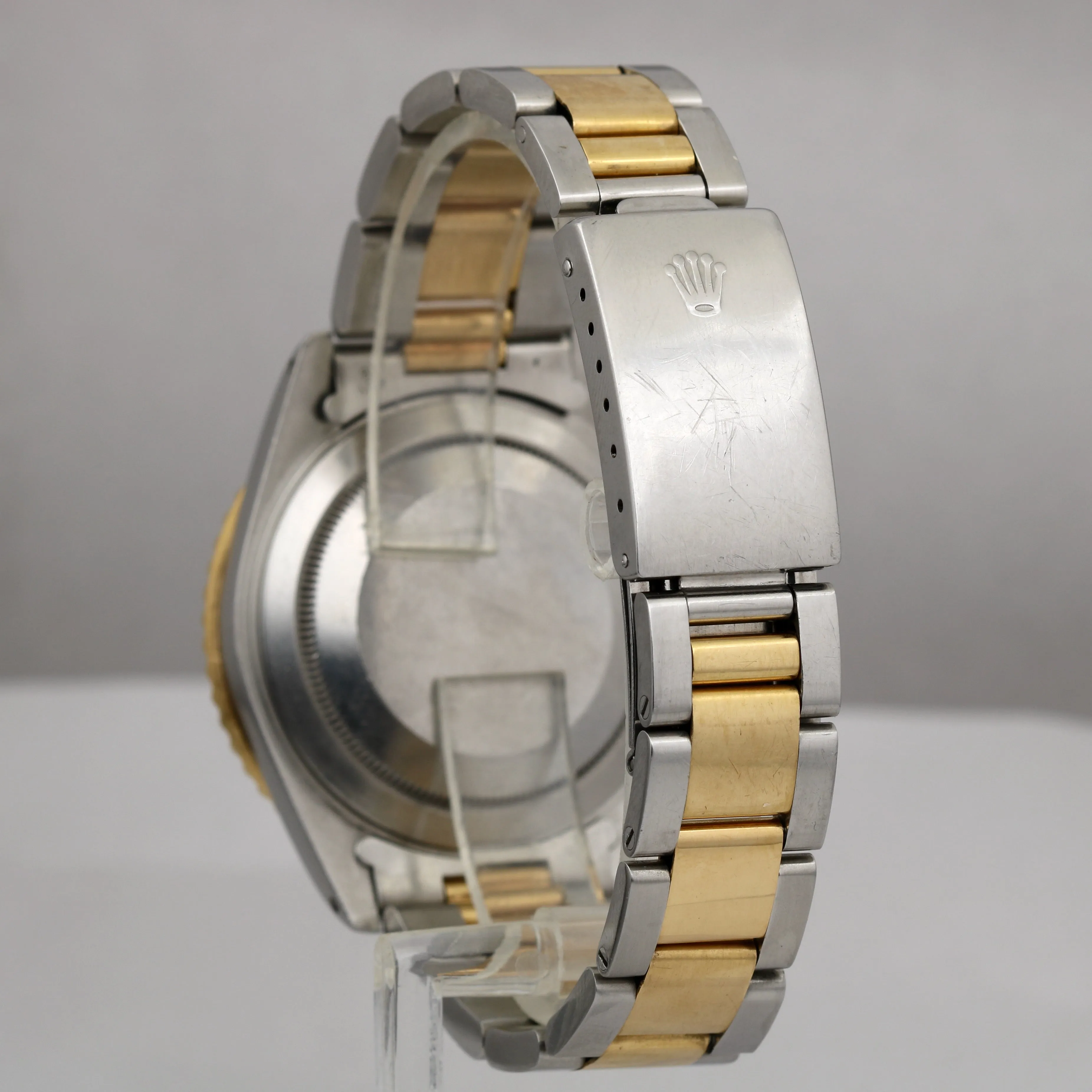 Rolex GMT-Master II Root Beer Brown Two-Tone 18K Gold Stainless Watch 16713