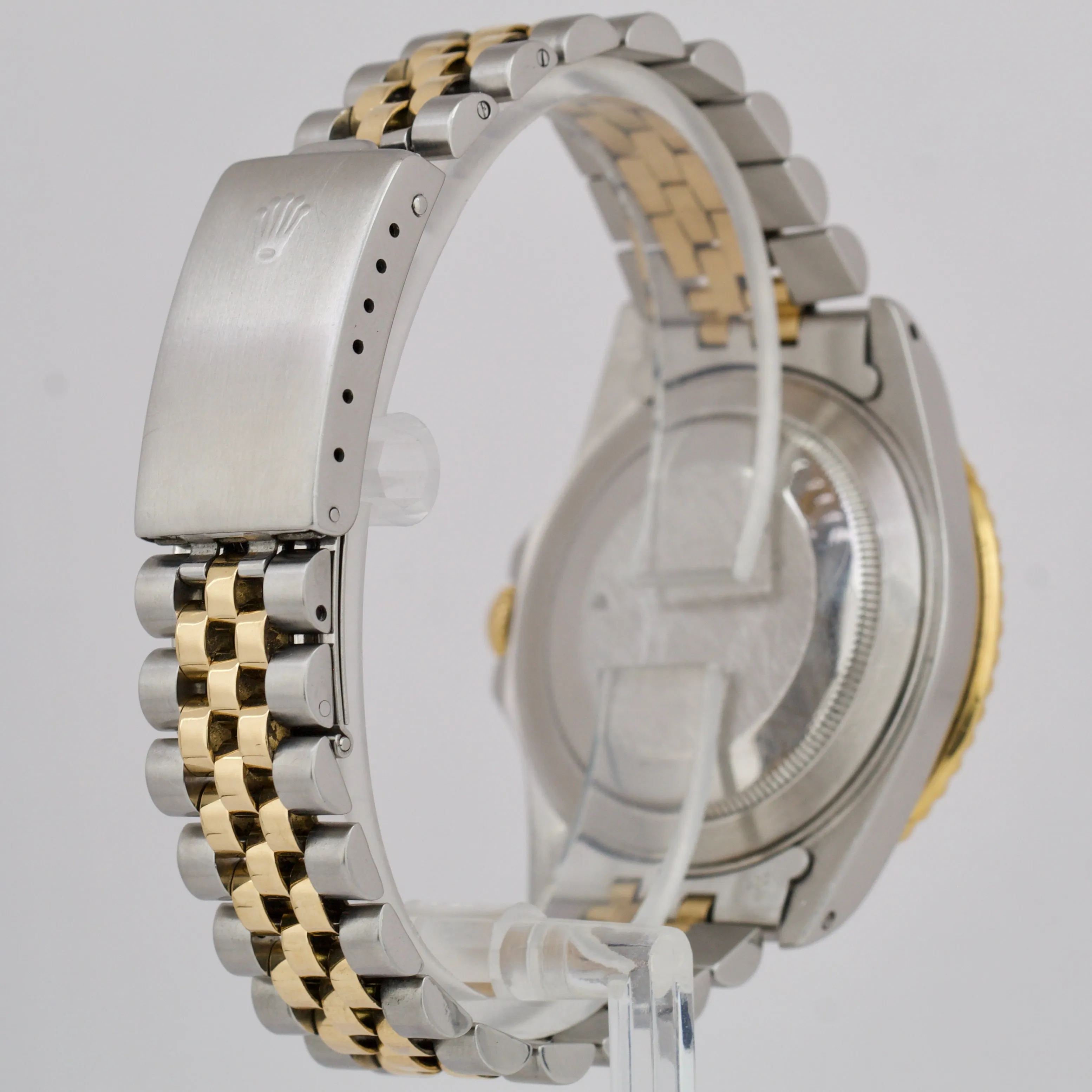 Rolex GMT-Master II Two-Tone Stainless Gold ROOT BEER Jubilee 40mm Watch 16713