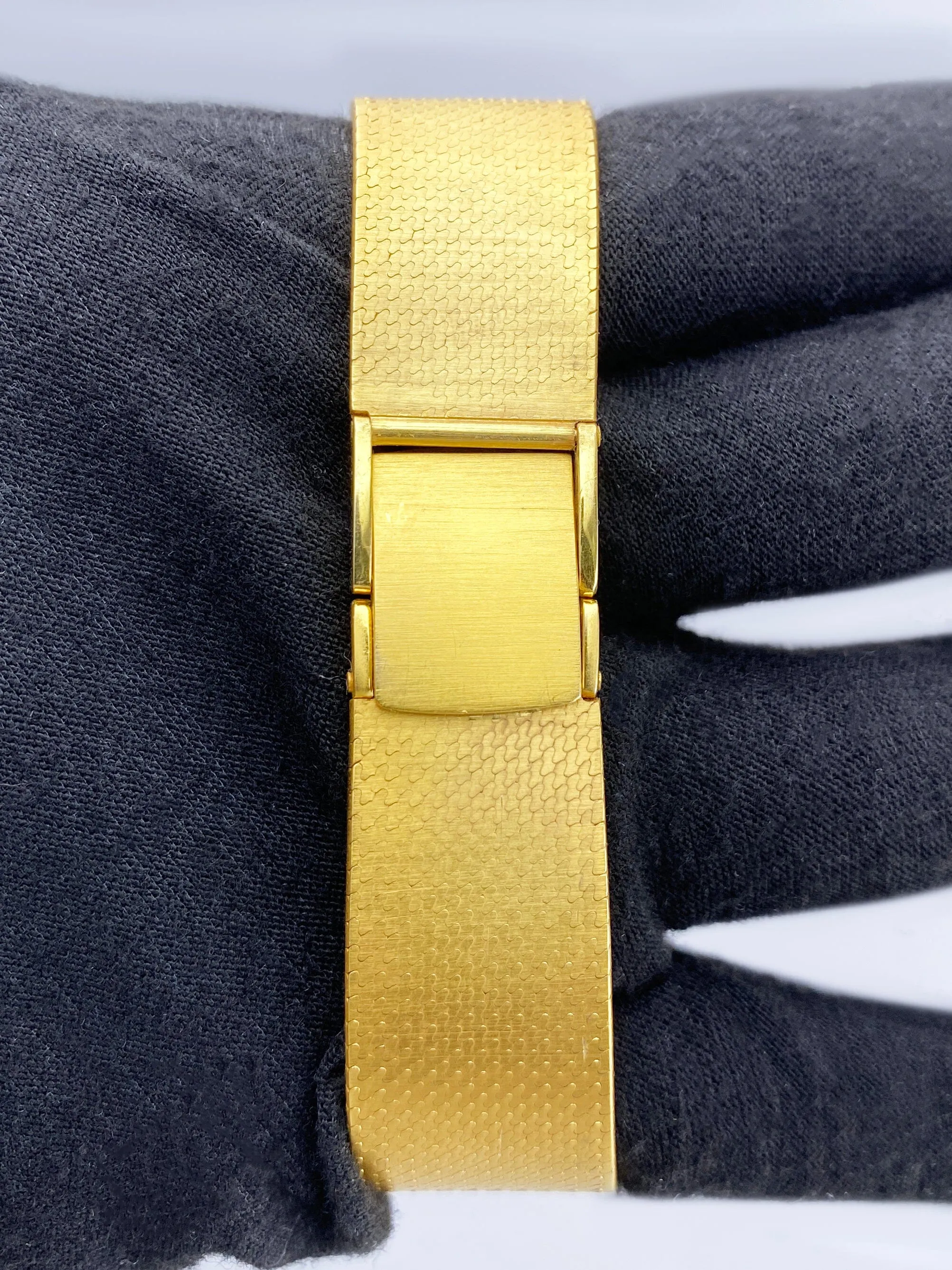 Rolex King Midas Cellini Red Dial Yellow Gold Ladies Watch