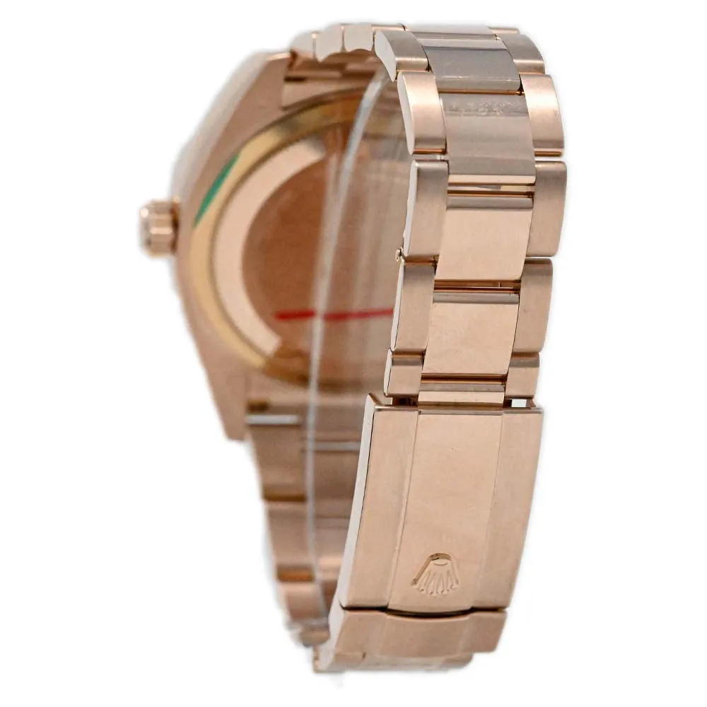 Rolex Men's Sky-Dweller 18K Rose Gold Pink Sundust Roman Dial Watch Reference #: 326935
