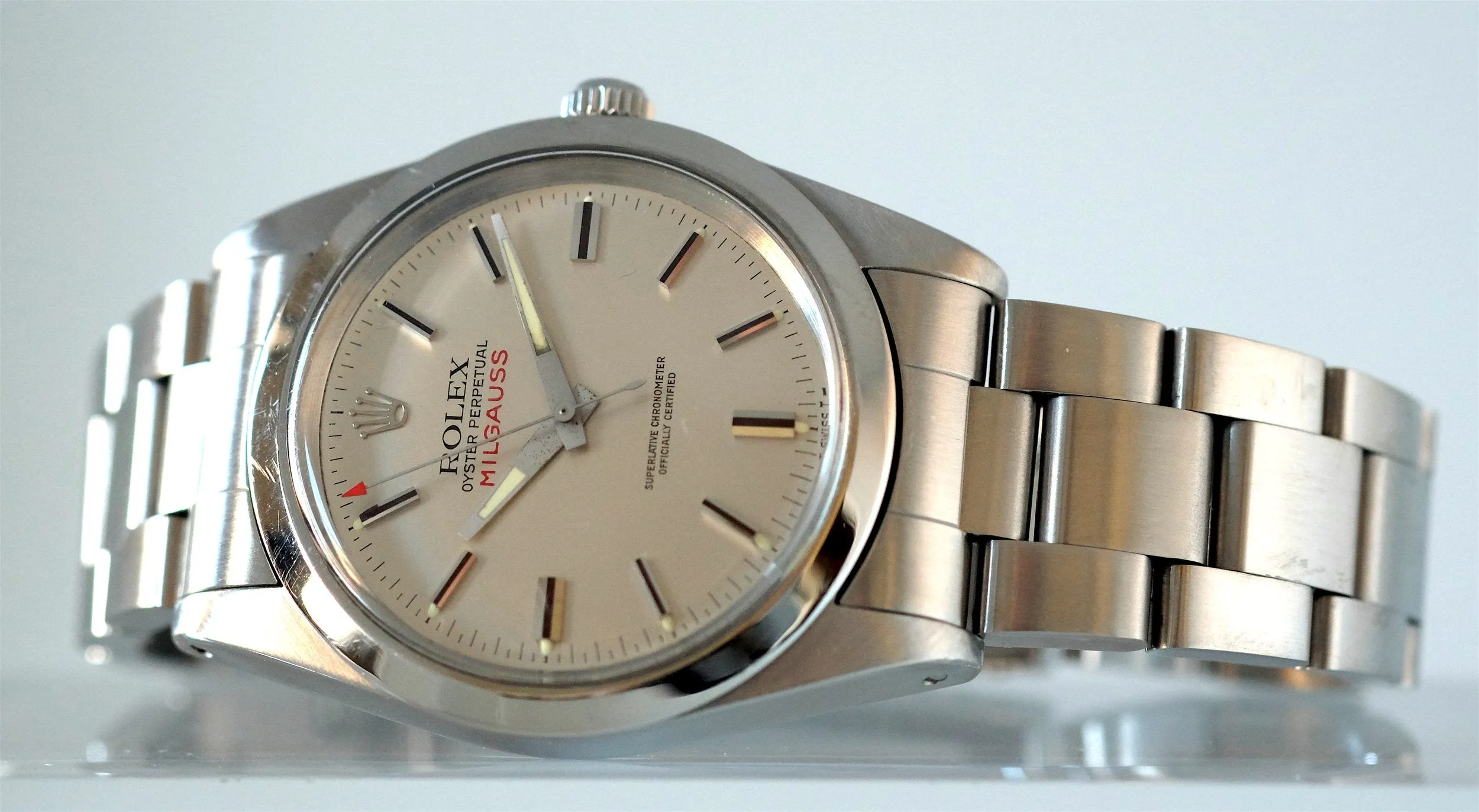 Rolex Milgauss Ref. 1019 with White Dial