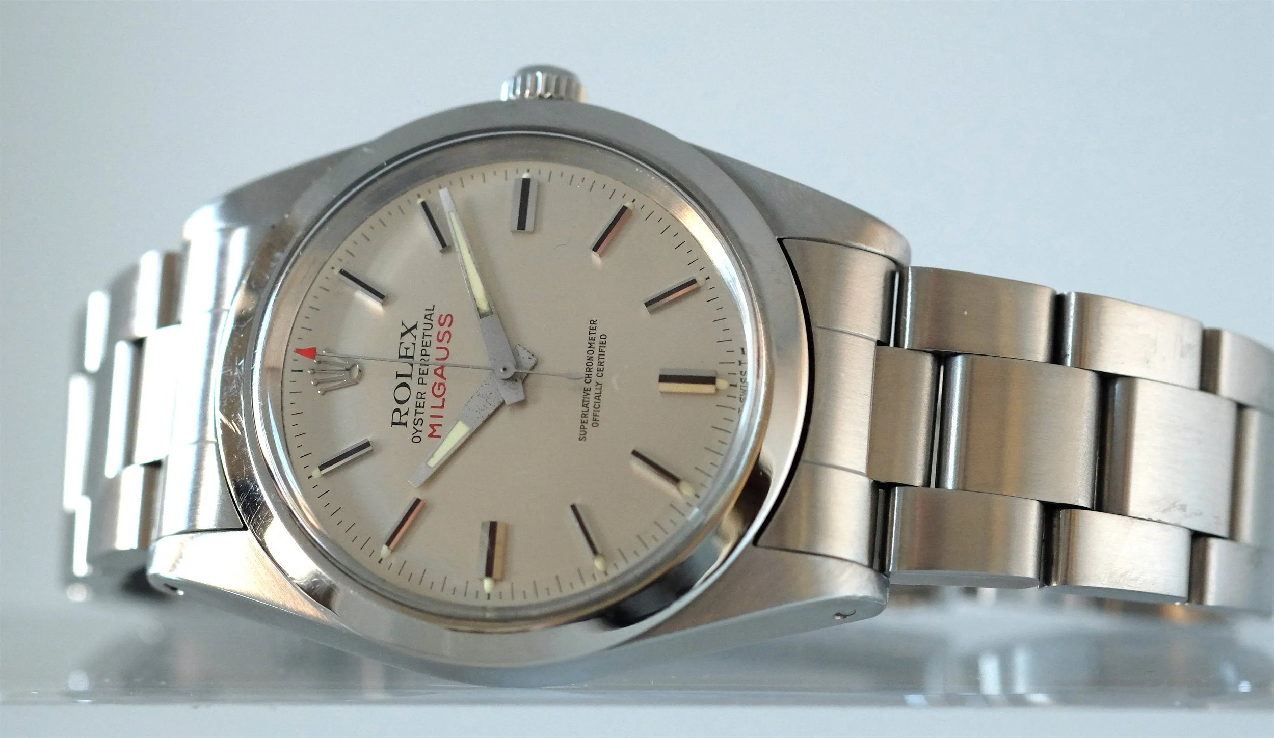 Rolex Milgauss Ref. 1019 with White Dial