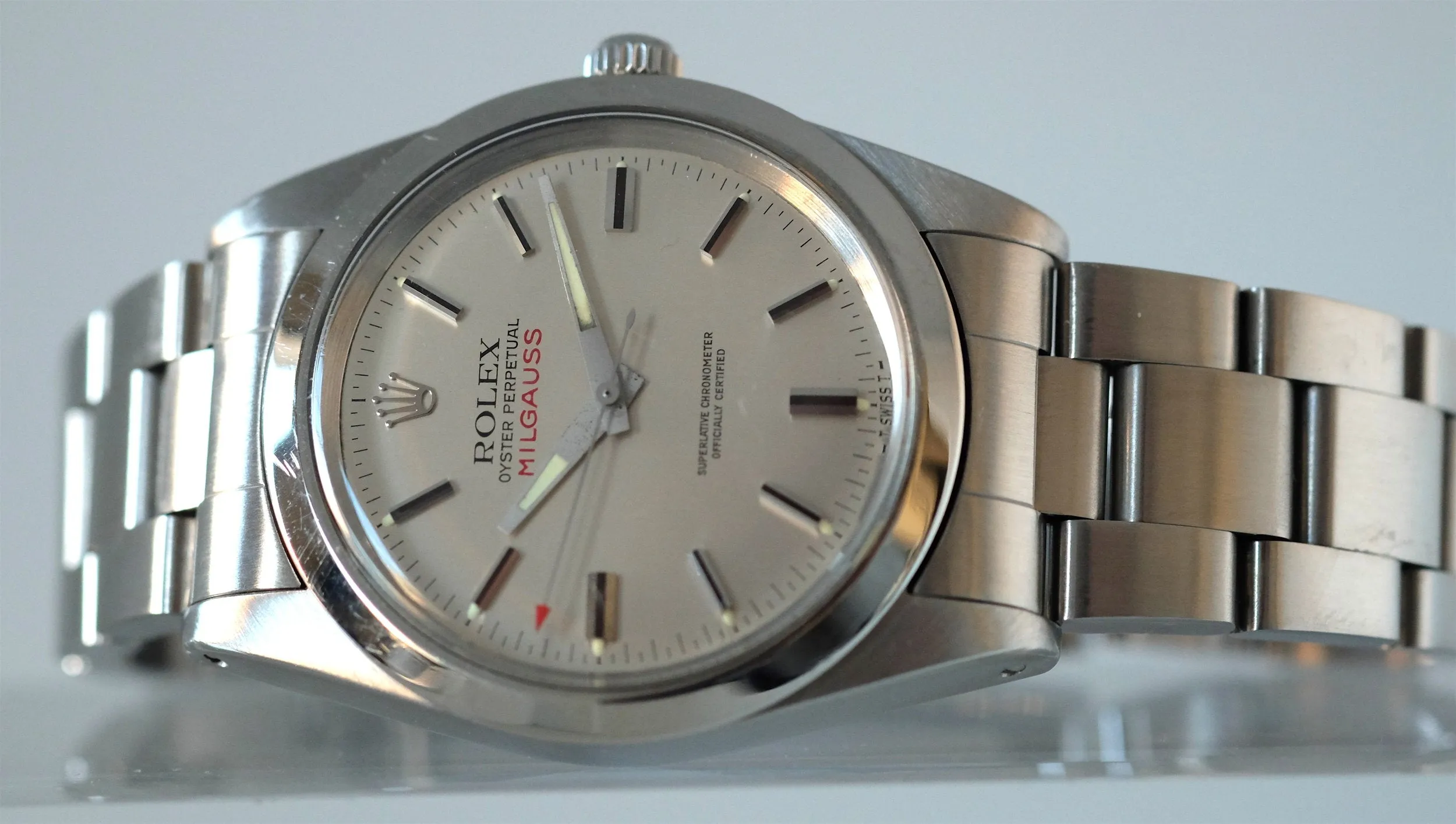 Rolex Milgauss Ref. 1019 with White Dial