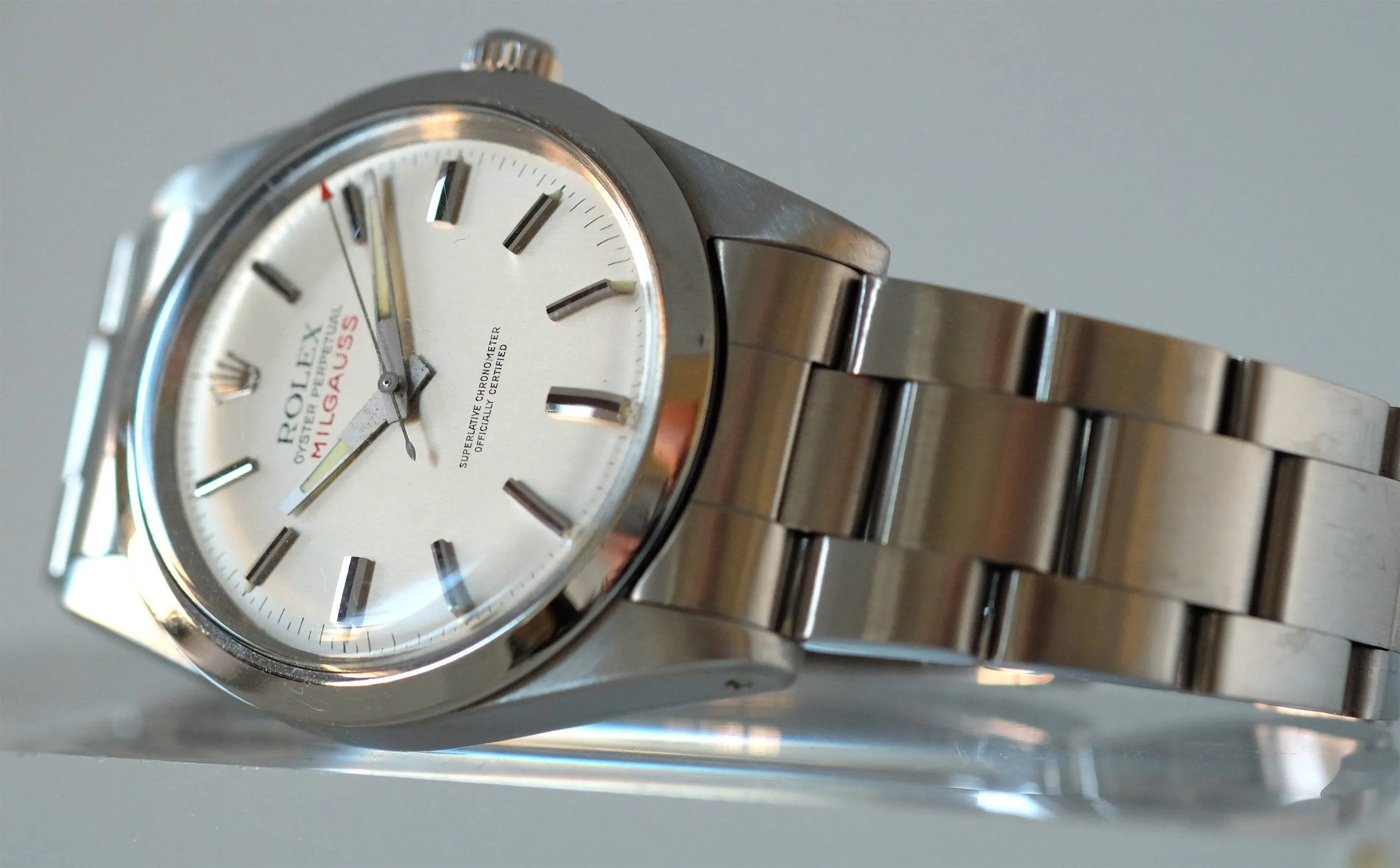 Rolex Milgauss Ref. 1019 with White Dial